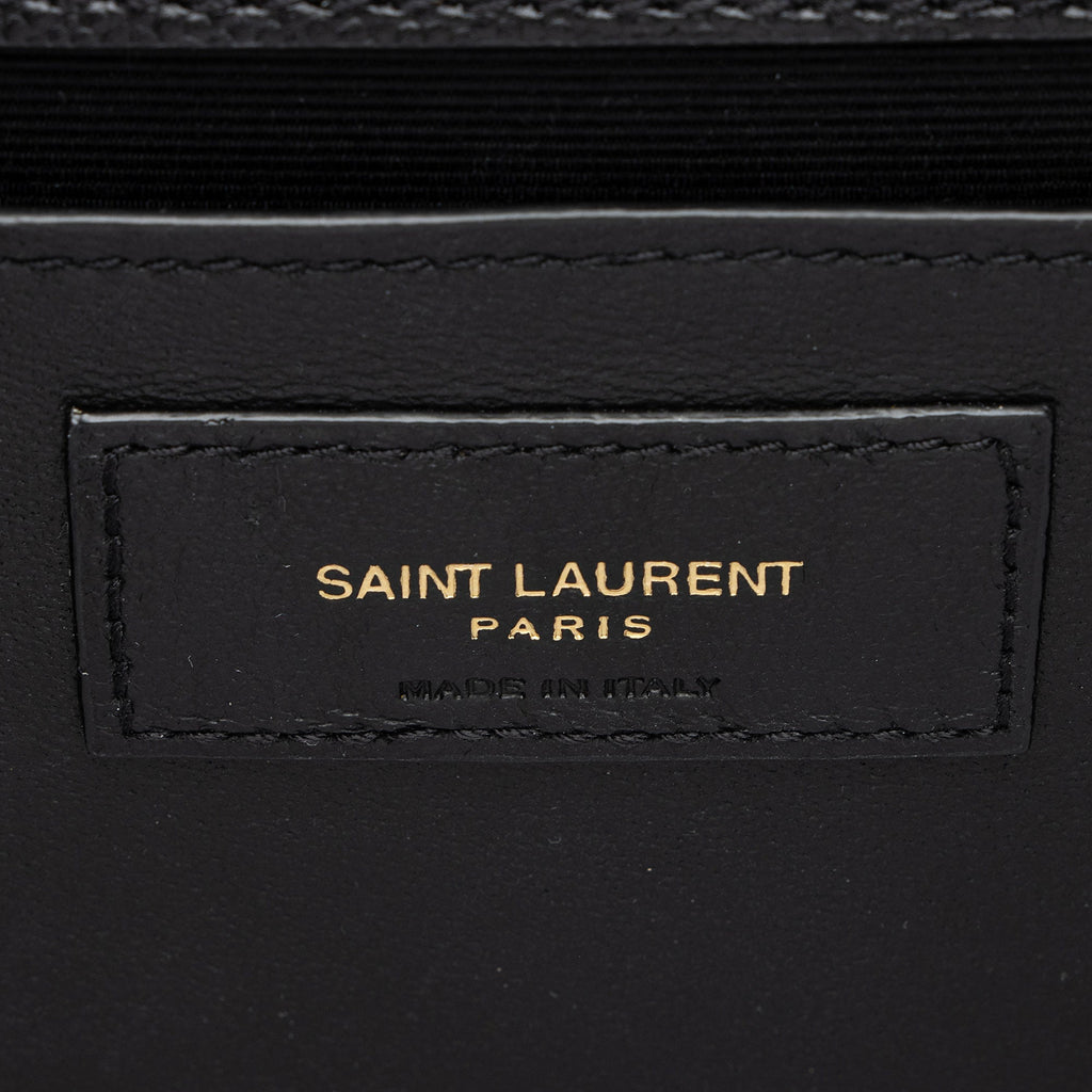Saint Laurent Mixed Matelasse Grain de Poudre Monogram Medium Shoulder Bag