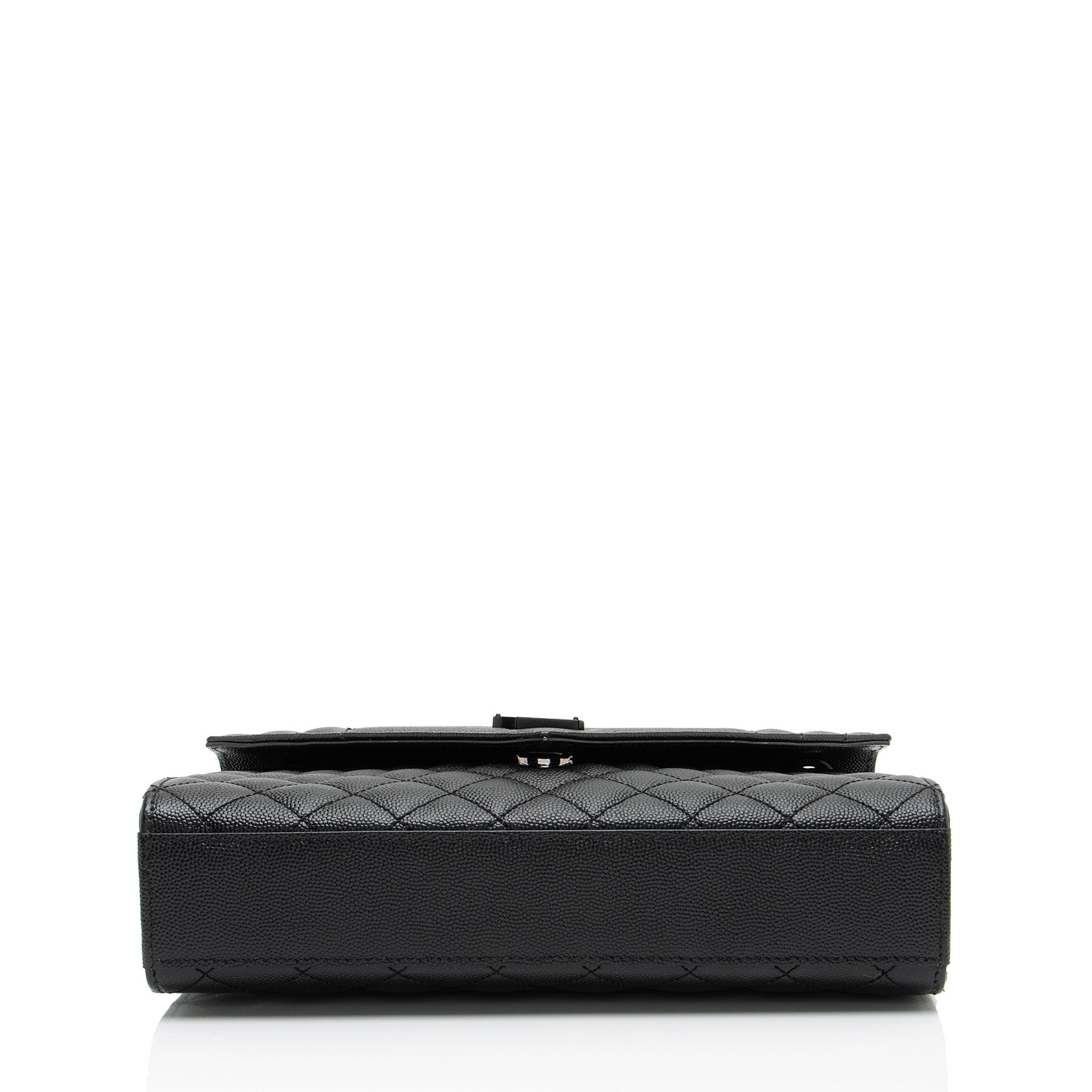 Saint Laurent Mixed Matelasse Grain de Poudre Monogram Medium Shoulder Bag