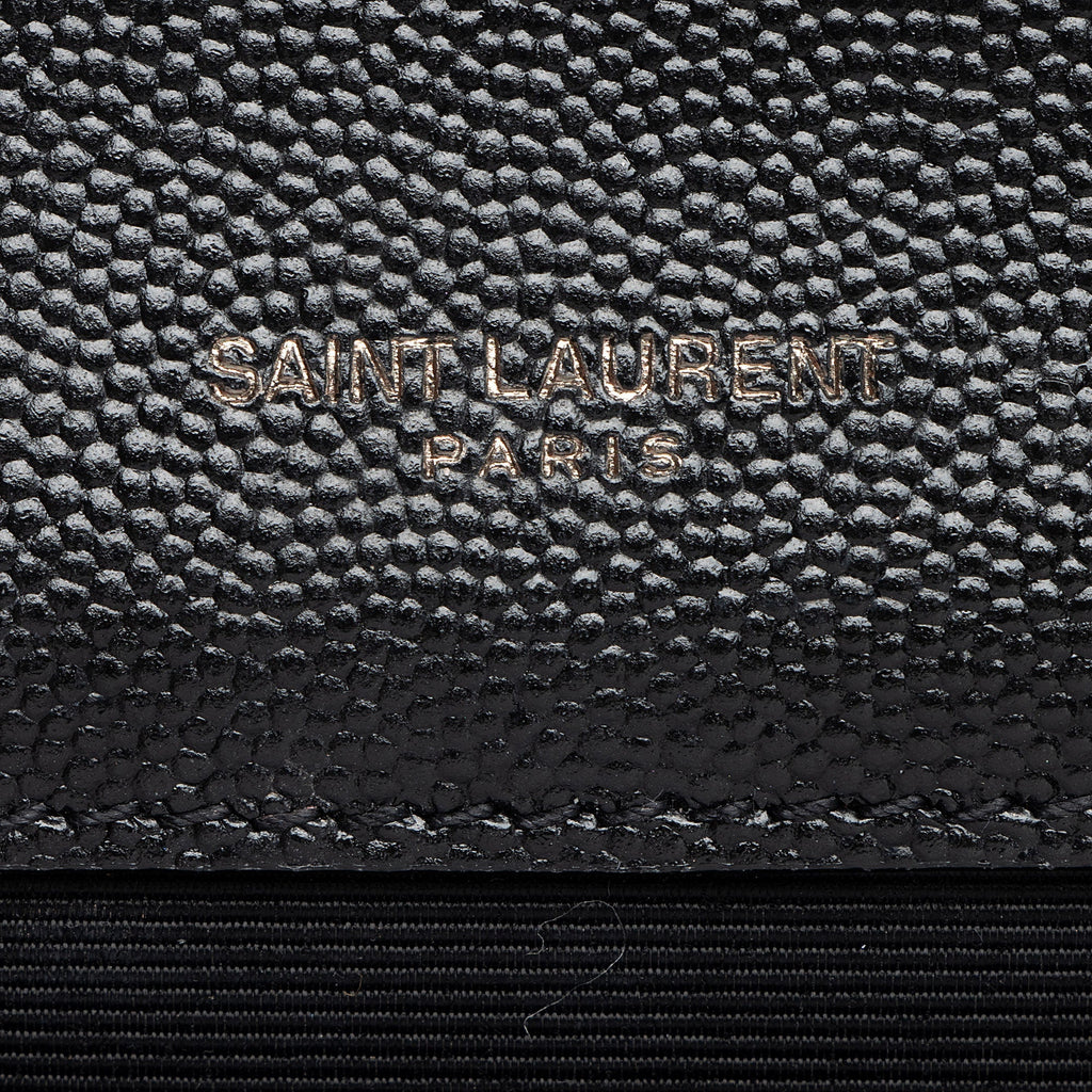 Saint Laurent Mixed Matelasse Grain de Poudre Monogram Medium Shoulder Bag