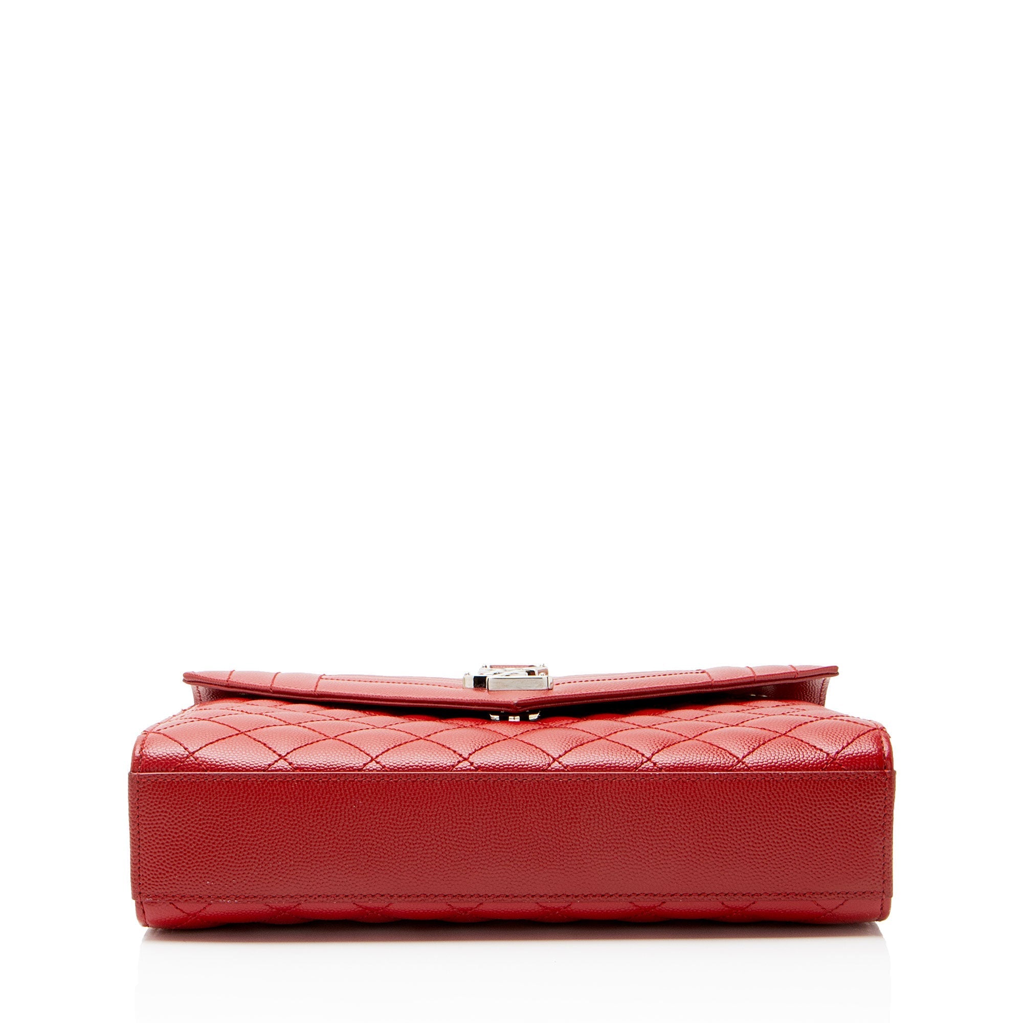Saint Laurent Mixed Matelasse Grain de Poudre Monogram Medium Shoulder Bag