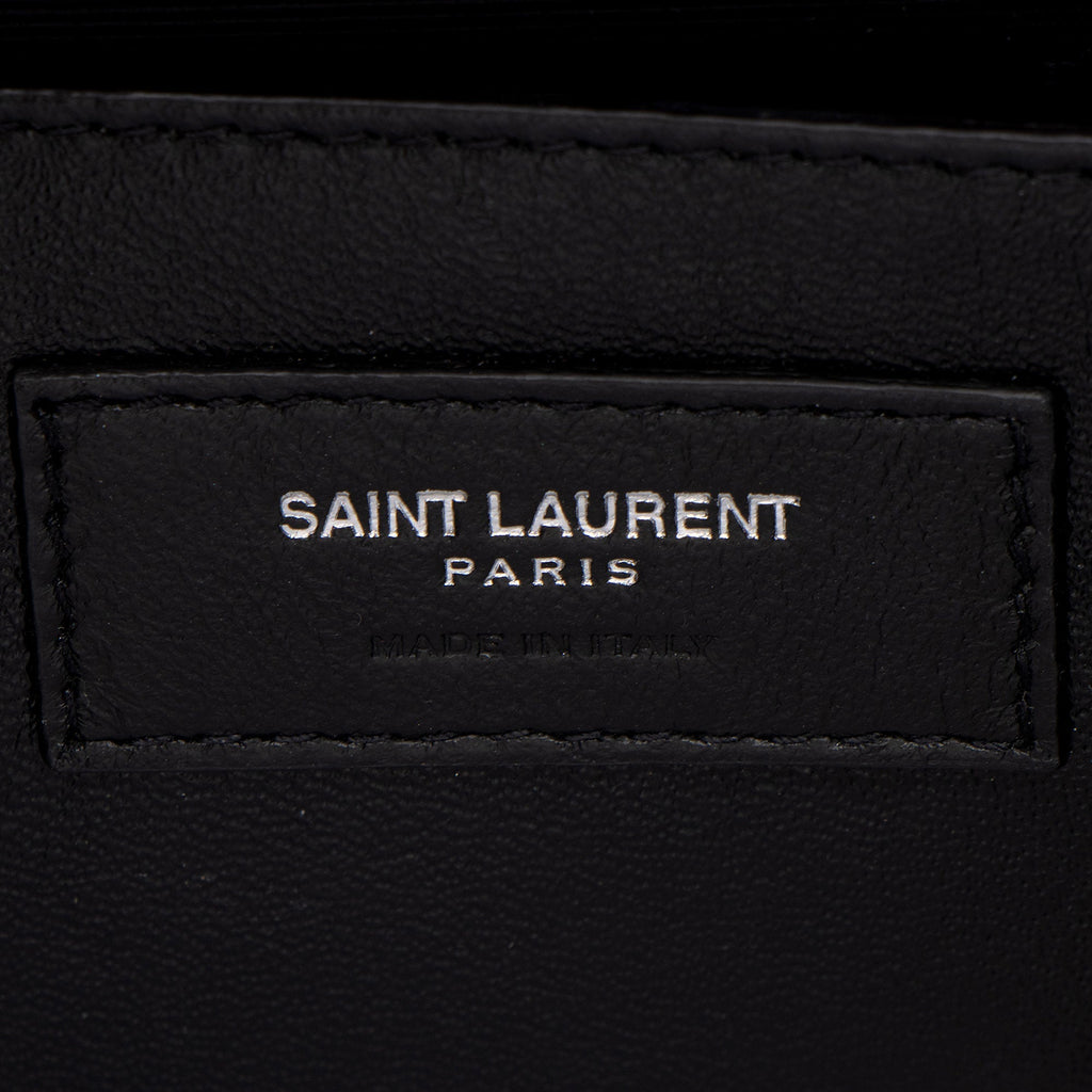 Saint Laurent Mixed Matelasse Grain de Poudre Monogram Medium Shoulder Bag