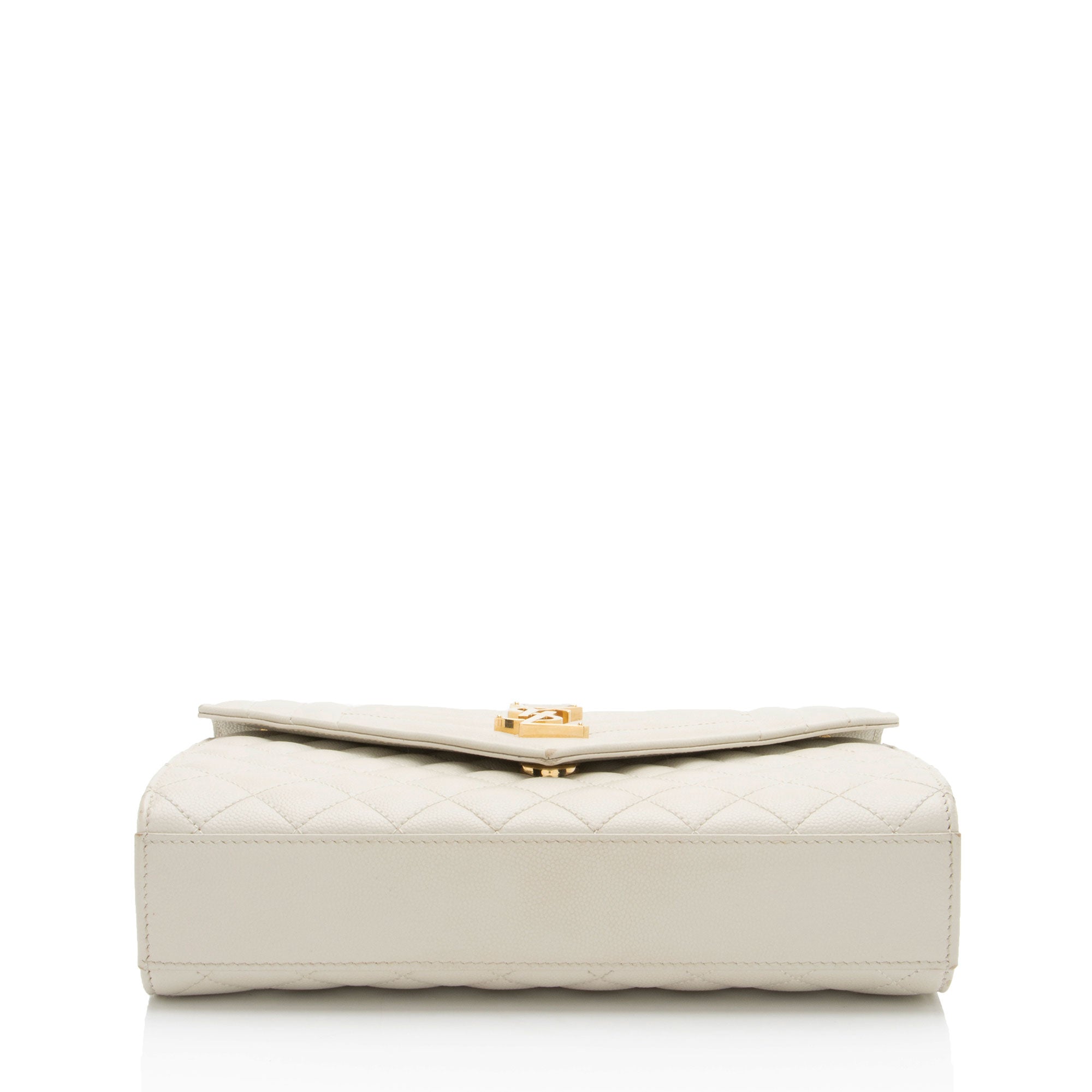 Saint Laurent Mixed Matelasse Grain de Poudre Monogram Medium Shoulder Bag