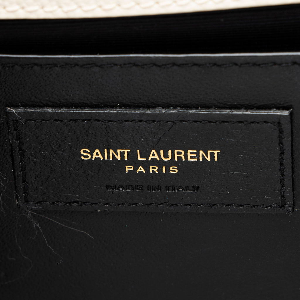 Saint Laurent Mixed Matelasse Grain de Poudre Monogram Medium Shoulder Bag