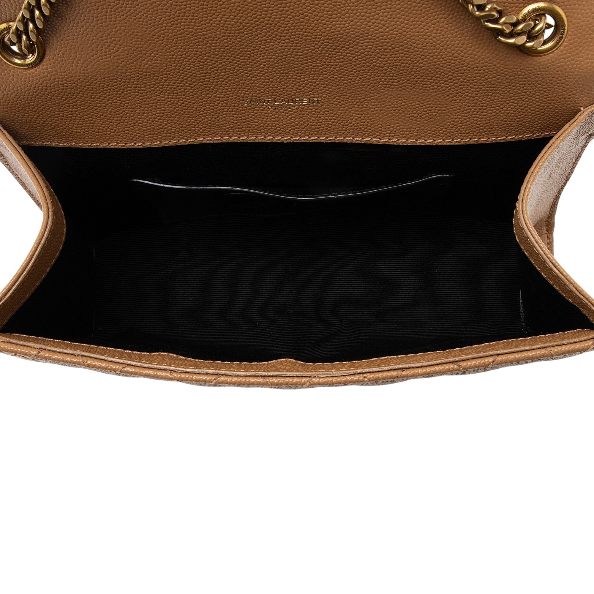 Saint Laurent Mixed Matelasse Grain de Poudre Monogram Small Shoulder Bag