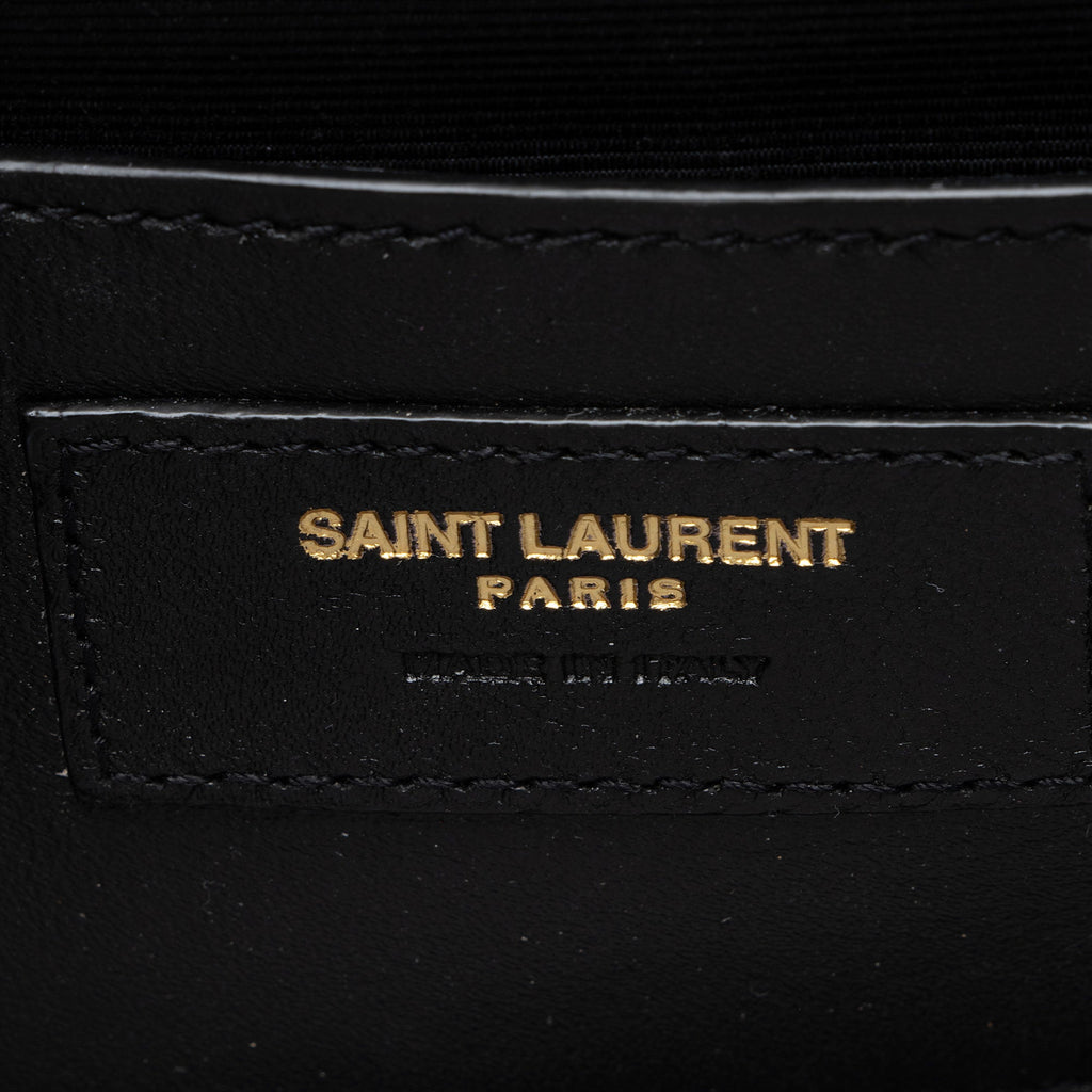 Saint Laurent Mixed Matelasse Grain de Poudre Monogram Small Shoulder Bag
