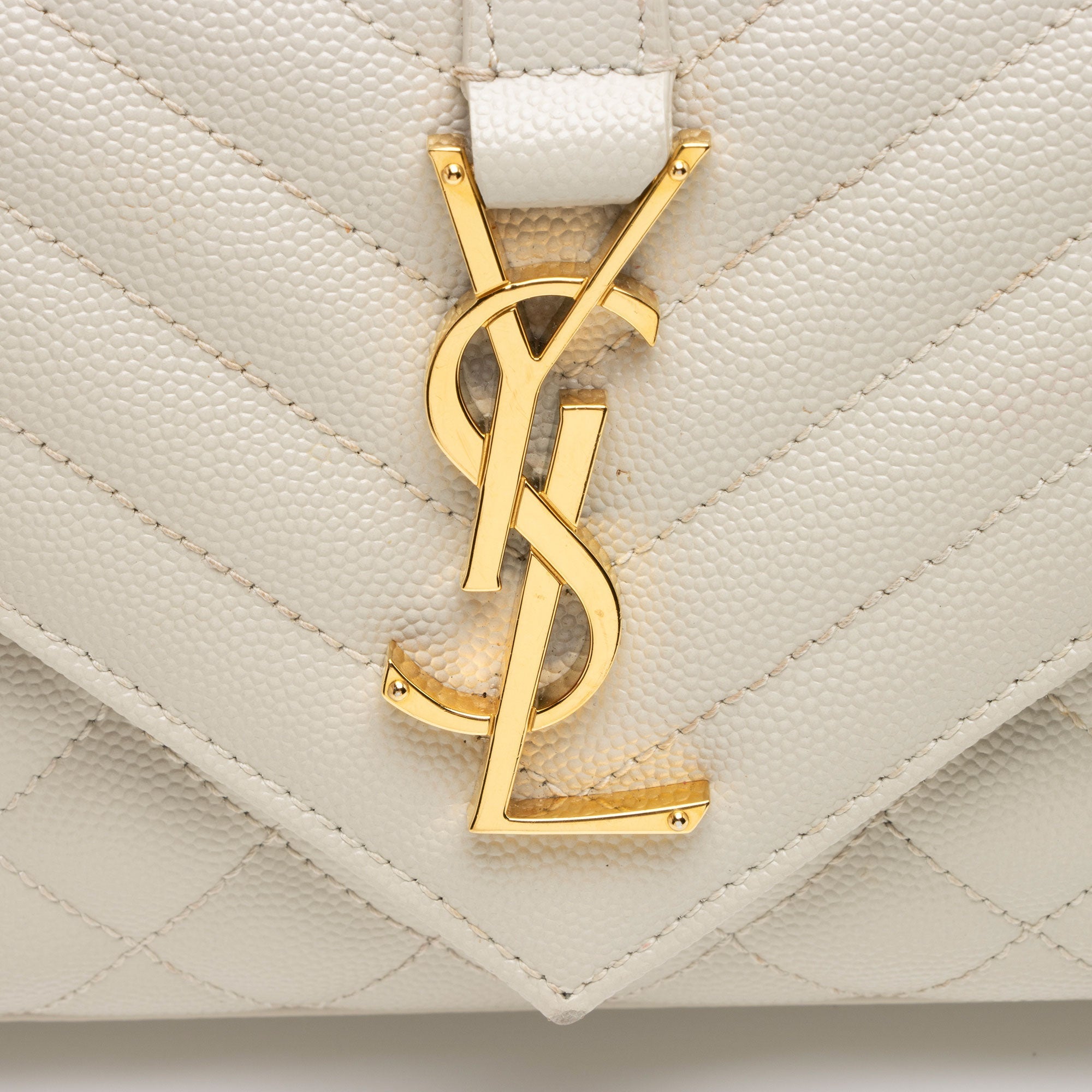Saint Laurent Mixed Matelasse Grain de Poudre Monogram Small Shoulder Bag (SHF-oA3l6q)