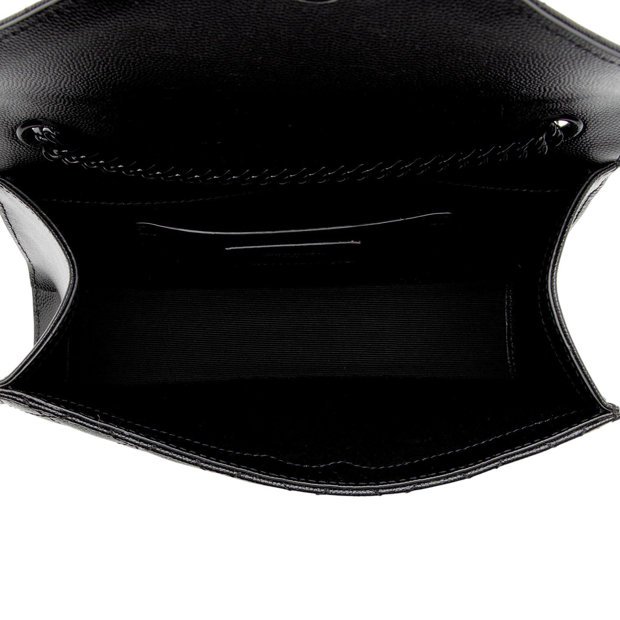 Saint Laurent Mixed Matelasse Grain de Poudre Monogram Small Shoulder Bag