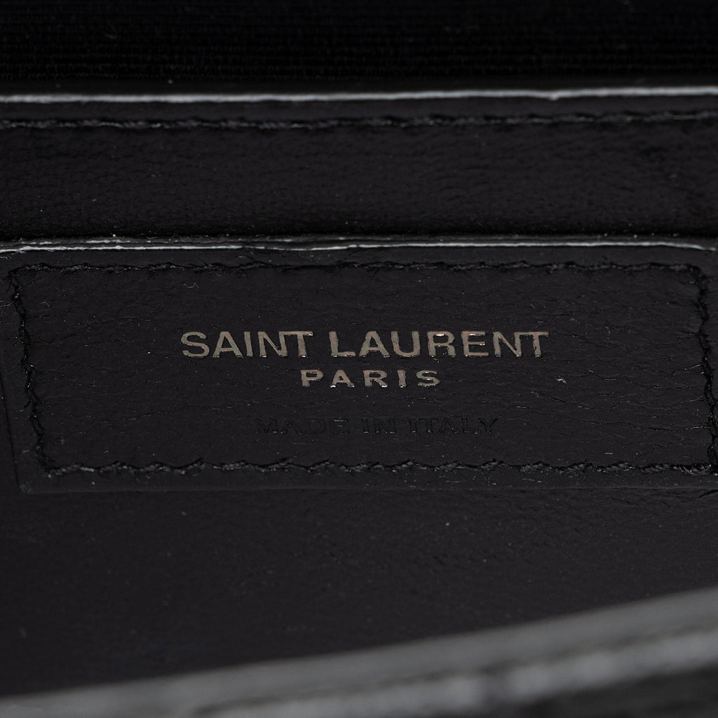 Saint Laurent Mixed Matelasse Grain de Poudre Monogram Small Shoulder Bag