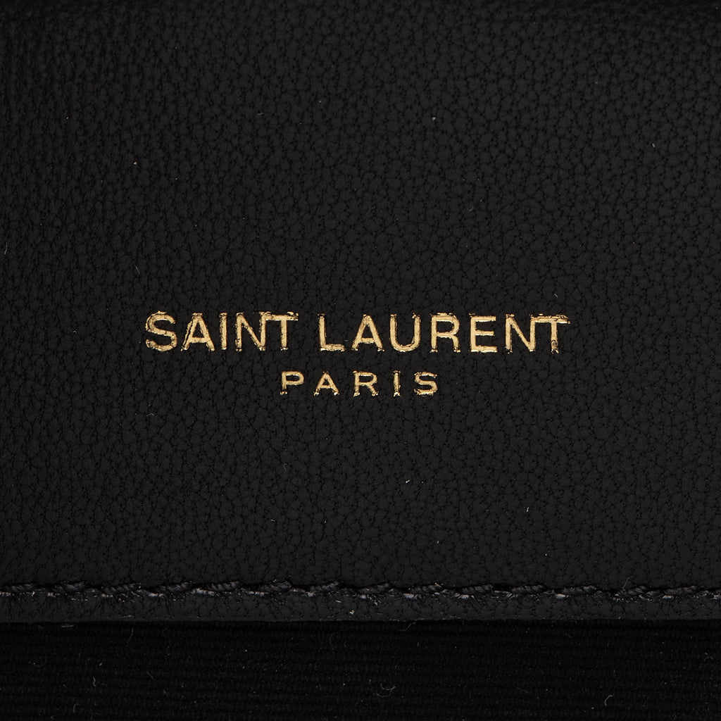 Saint Laurent Mixed Matelasse Lambskin Monogram Small Shoulder Bag (SHF-gYiuTh)