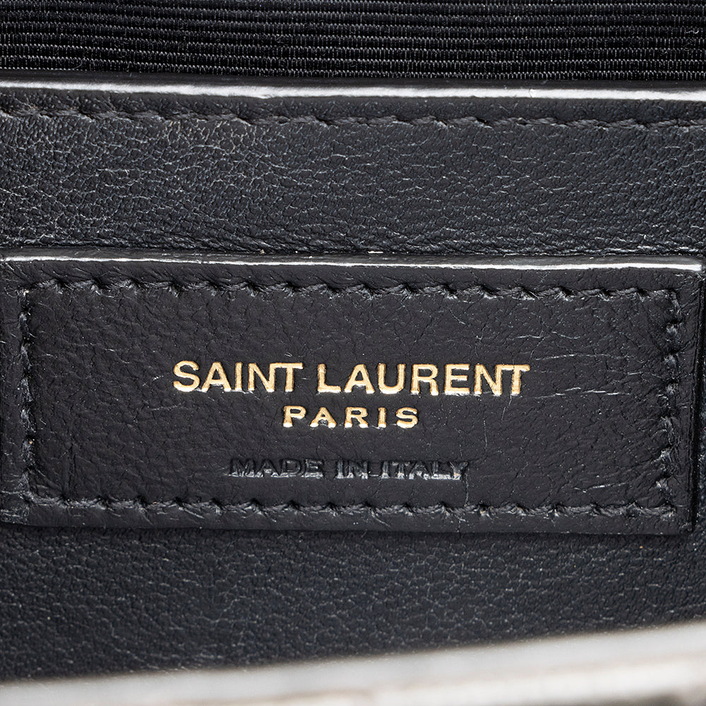 Saint Laurent Mixed Matelasse Leather Classic Monogram Medium Shoulder Bag (SHF-20656)