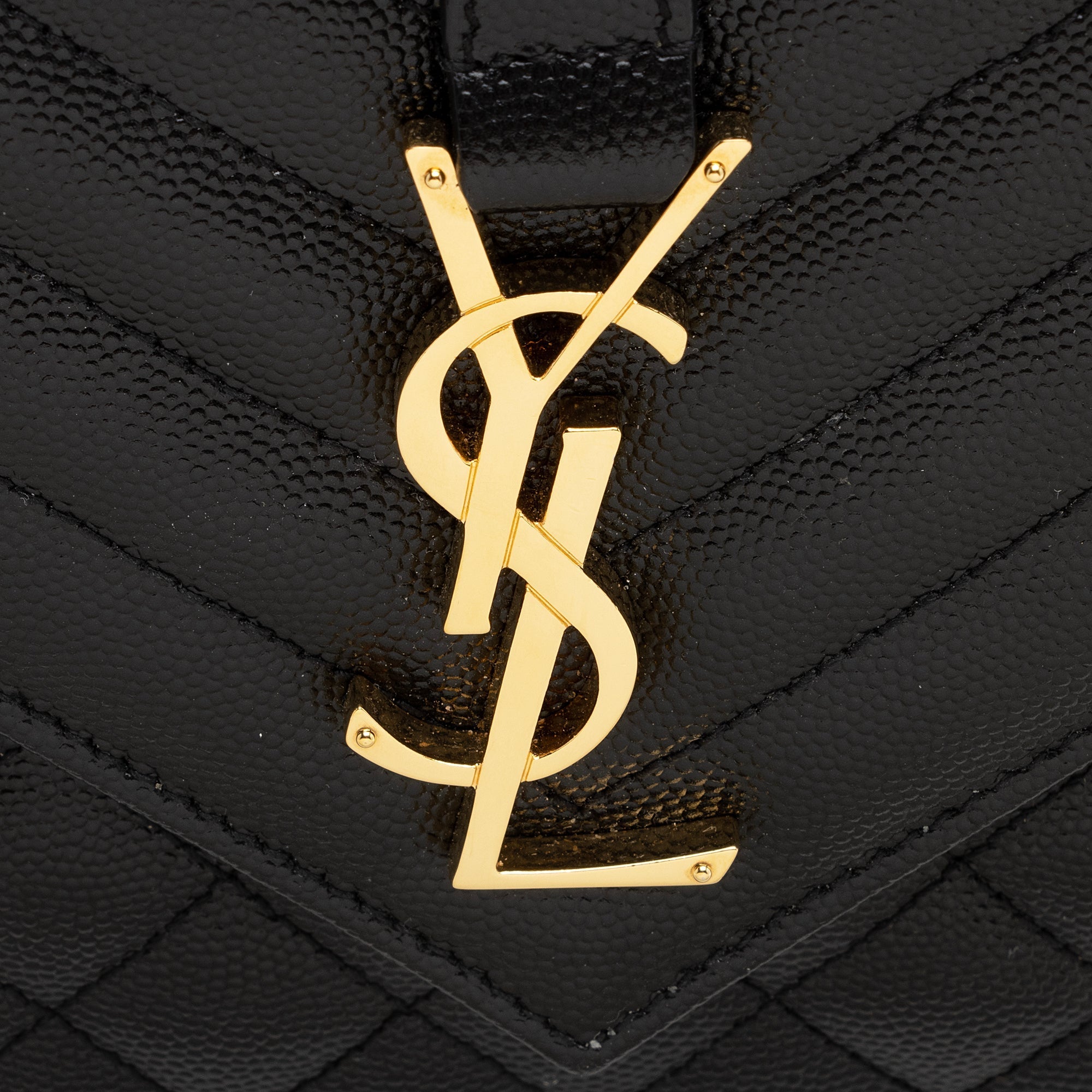 Saint Laurent Mixed Matelasse Leather Classic Monogram Medium Shoulder Bag (SHF-p2FnYk)