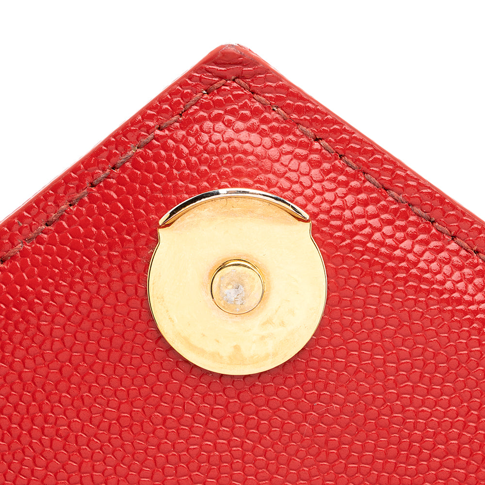 Saint Laurent Mixed Matelasse Leather Monogram Medium Shoulder Bag (SHF-19283)