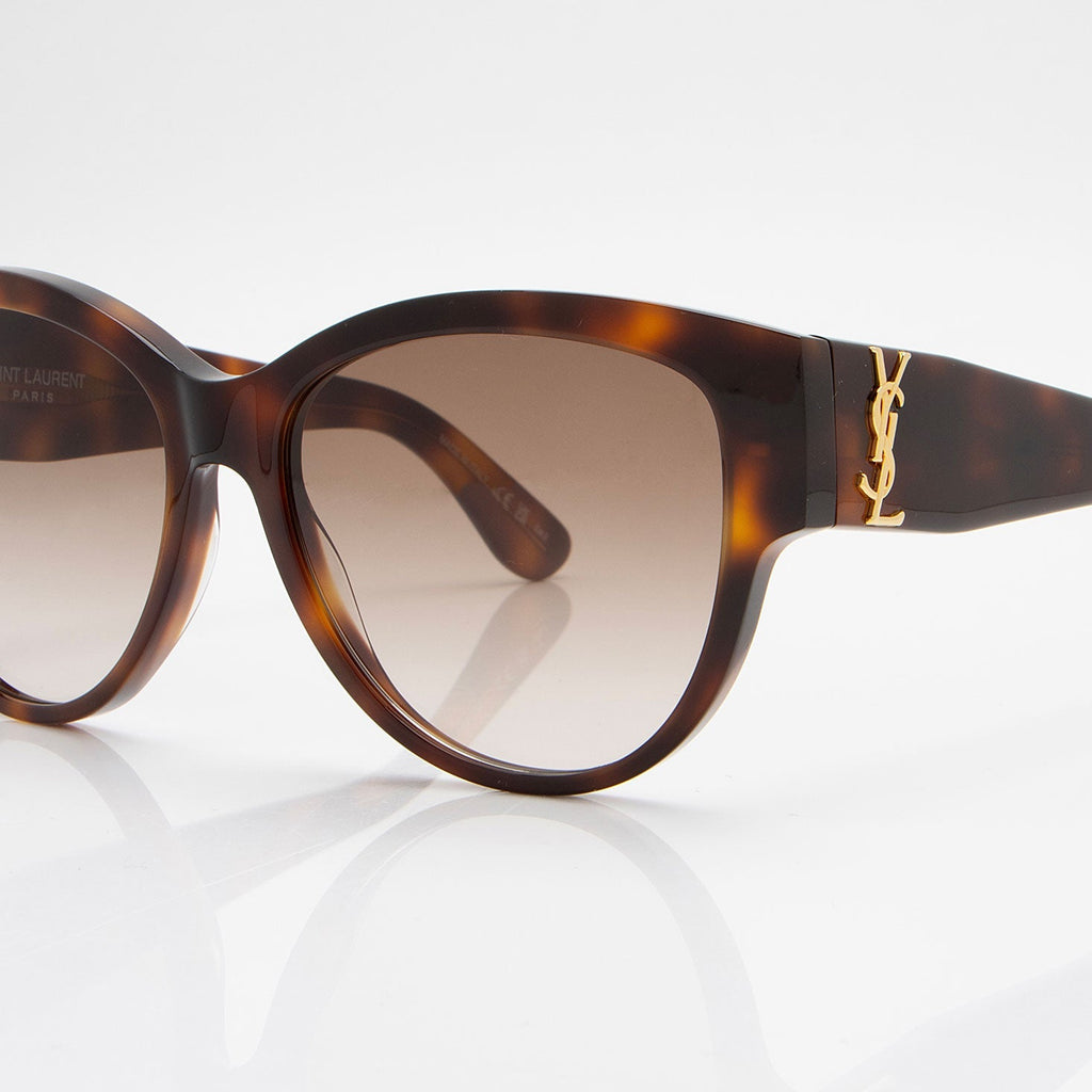 Saint Laurent Monogram Round Sunglasses