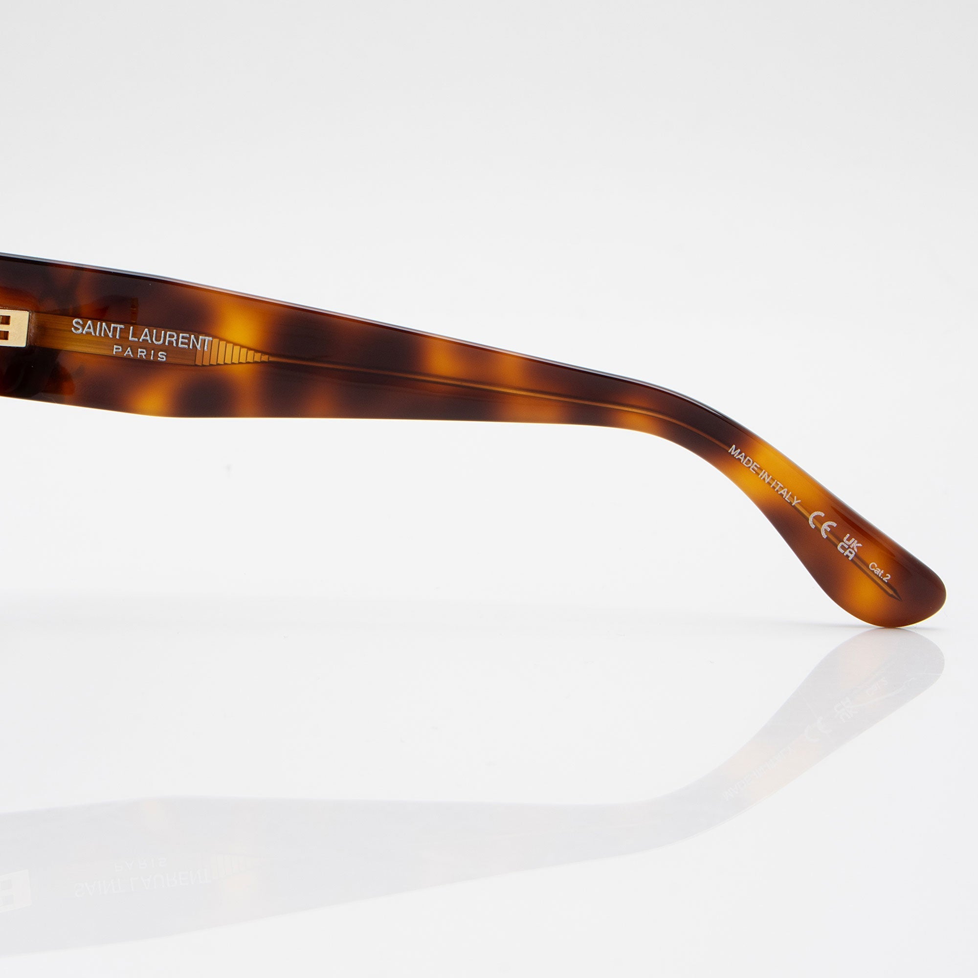 Saint Laurent Monogram Round Sunglasses