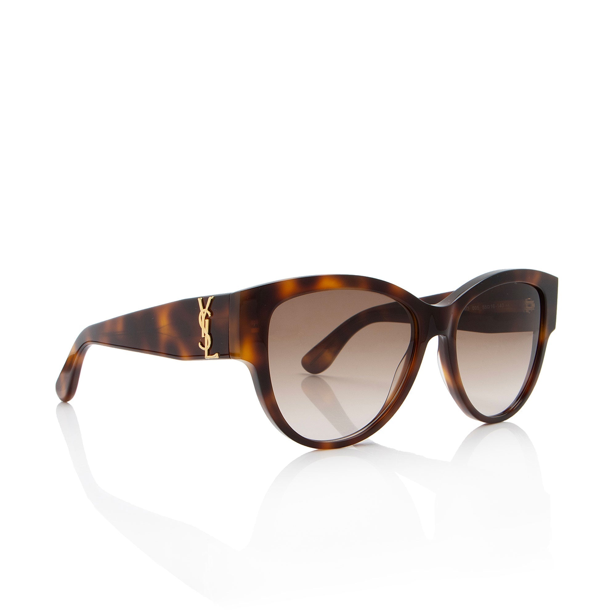 Saint Laurent Monogram Round Sunglasses