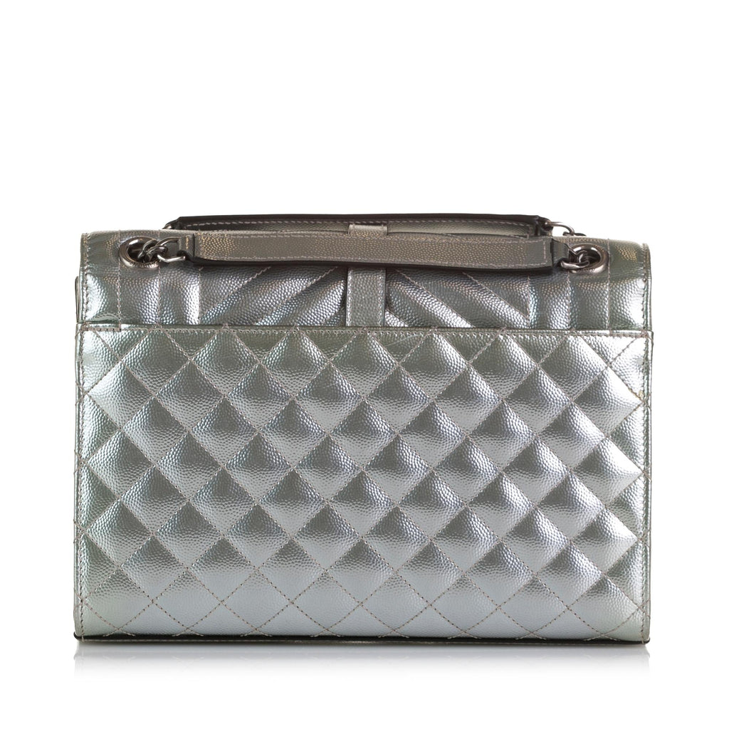 Saint Laurent Monogram Triquilt Envelope Chain Bag (SHG-37504)