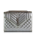 Saint Laurent Monogram Triquilt Envelope Chain Bag (SHG-37504)