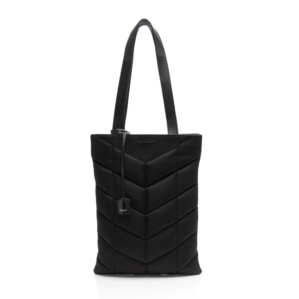 Saint Laurent Nylon Puffer Tall Tote (SHF-mFhaFp)