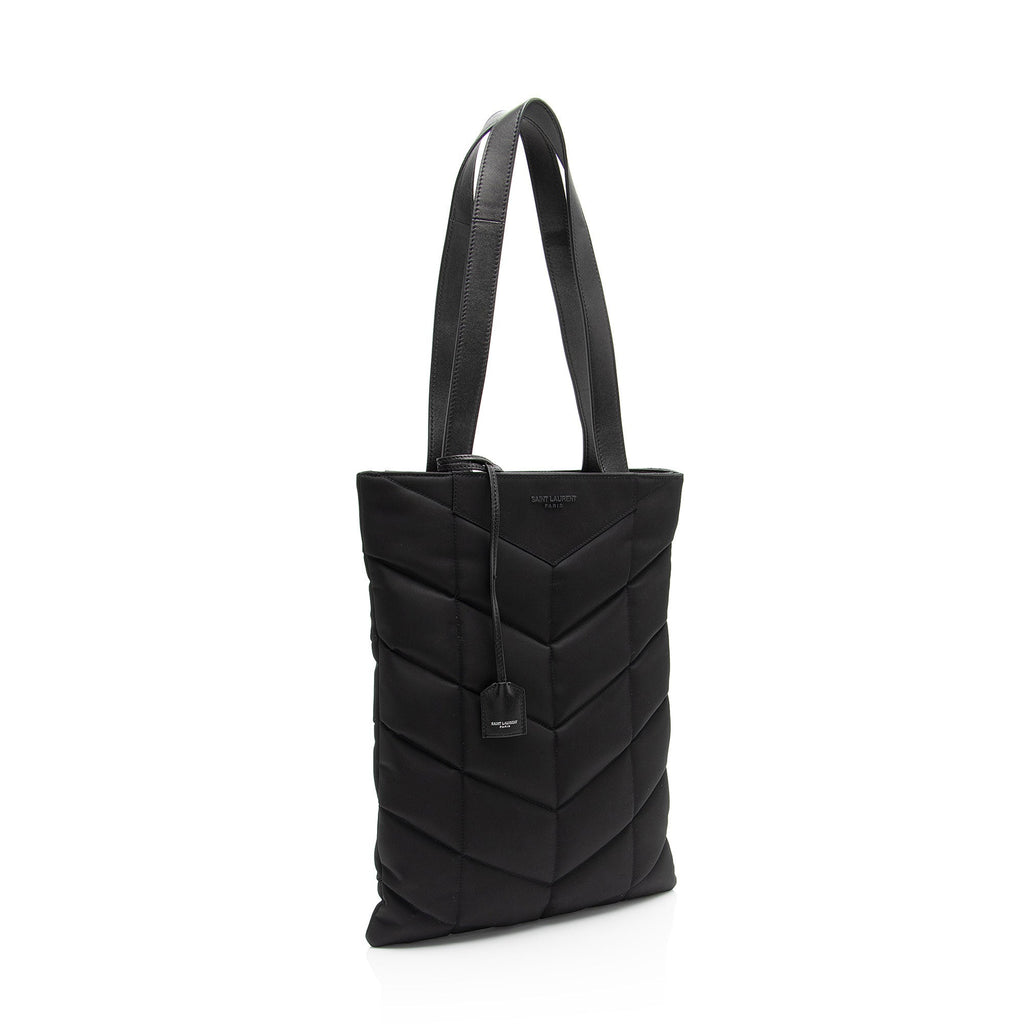 Saint Laurent Nylon Puffer Tall Tote (SHF-mFhaFp)