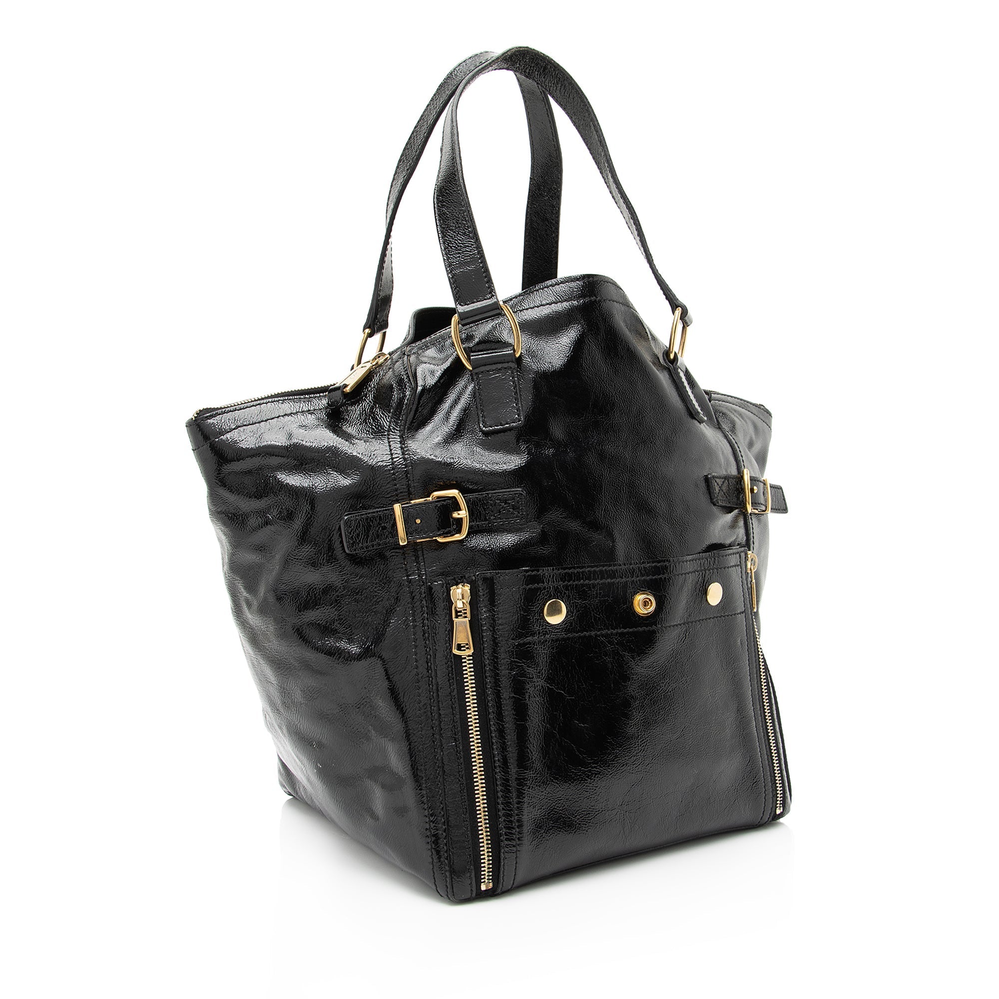 Saint Laurent 1:1 Rep Leather Downtown Large Tote (SHF-23143)
