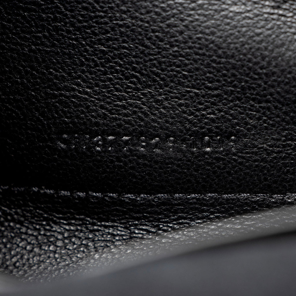 Saint Laurent Patent Leather Monogram Kate Wallet on Chain (SHF-T42QXZ)