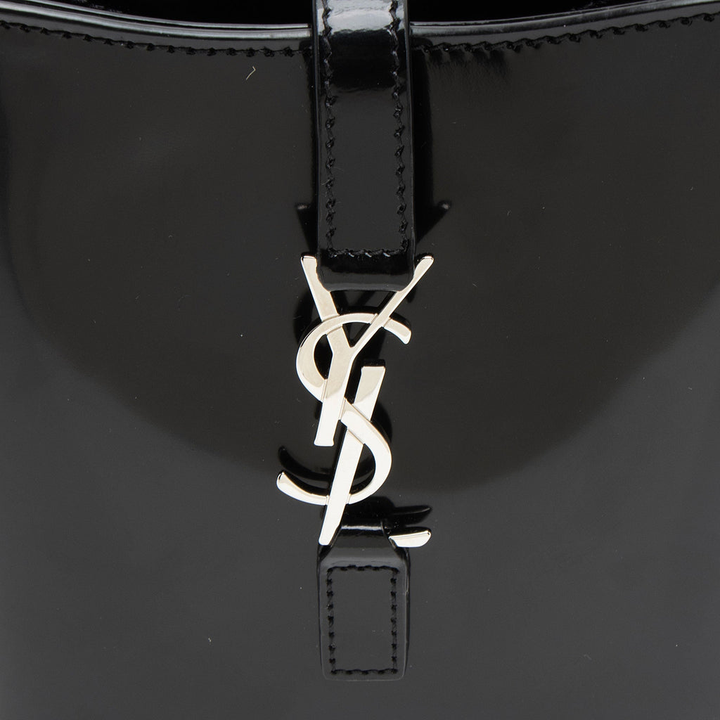 Saint Laurent Patent Leather Monogram Le 5 A 7 Vertical Mini Crossbodyy