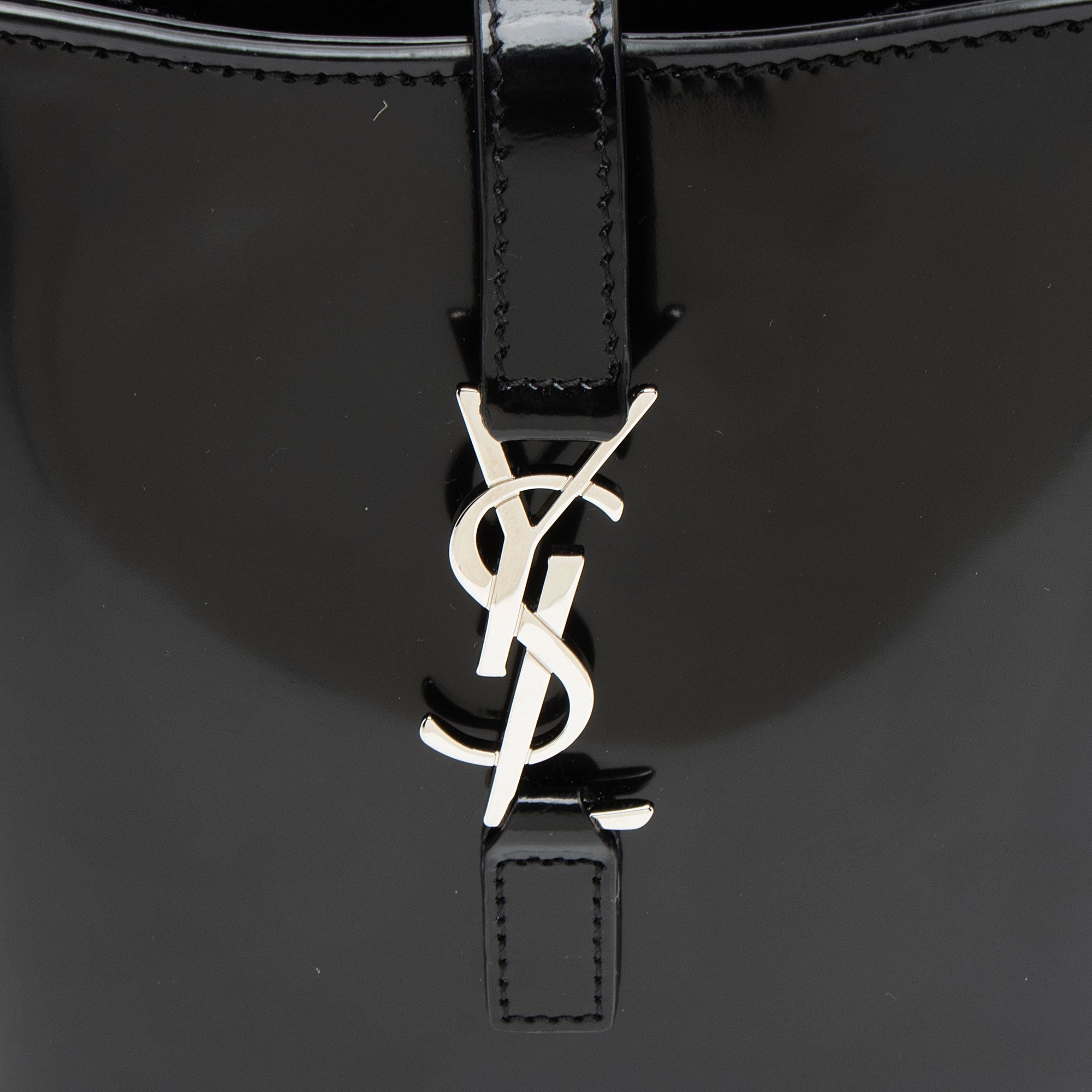 Saint Laurent Patent Leather Monogram Le 5 A 7 Vertical Mini Crossbodyy