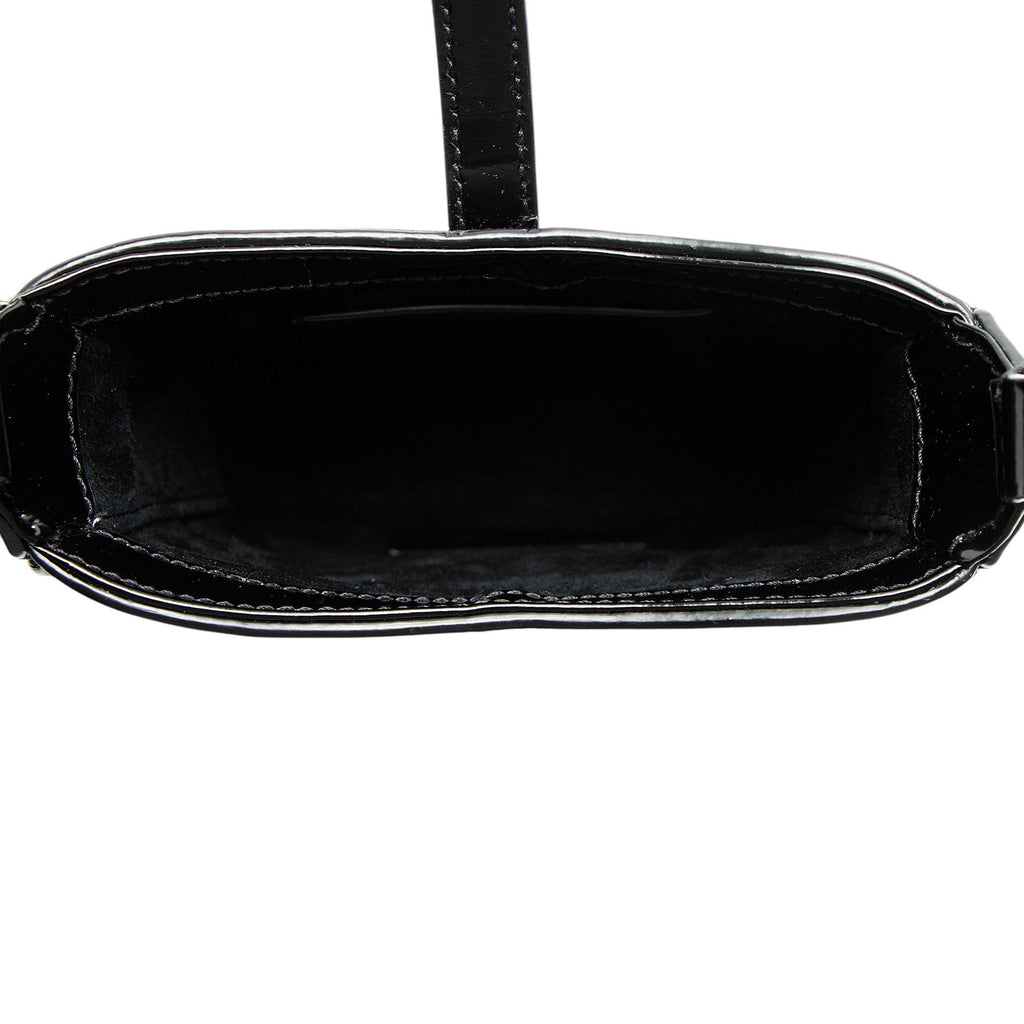 Saint Laurent Patent Leather Monogram Le 5 A 7 Vertical Mini Crossbodyy