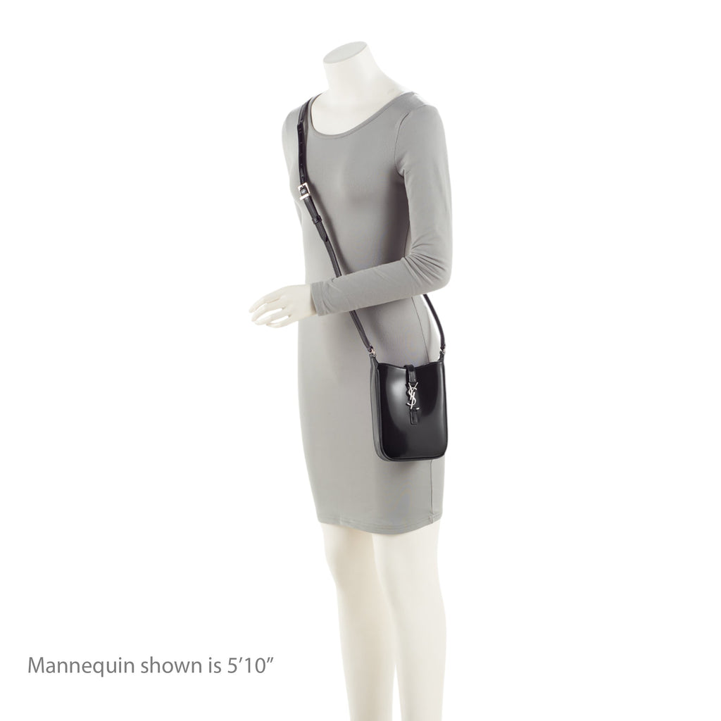Saint Laurent Patent Leather Monogram Le 5 A 7 Vertical Mini Crossbodyy