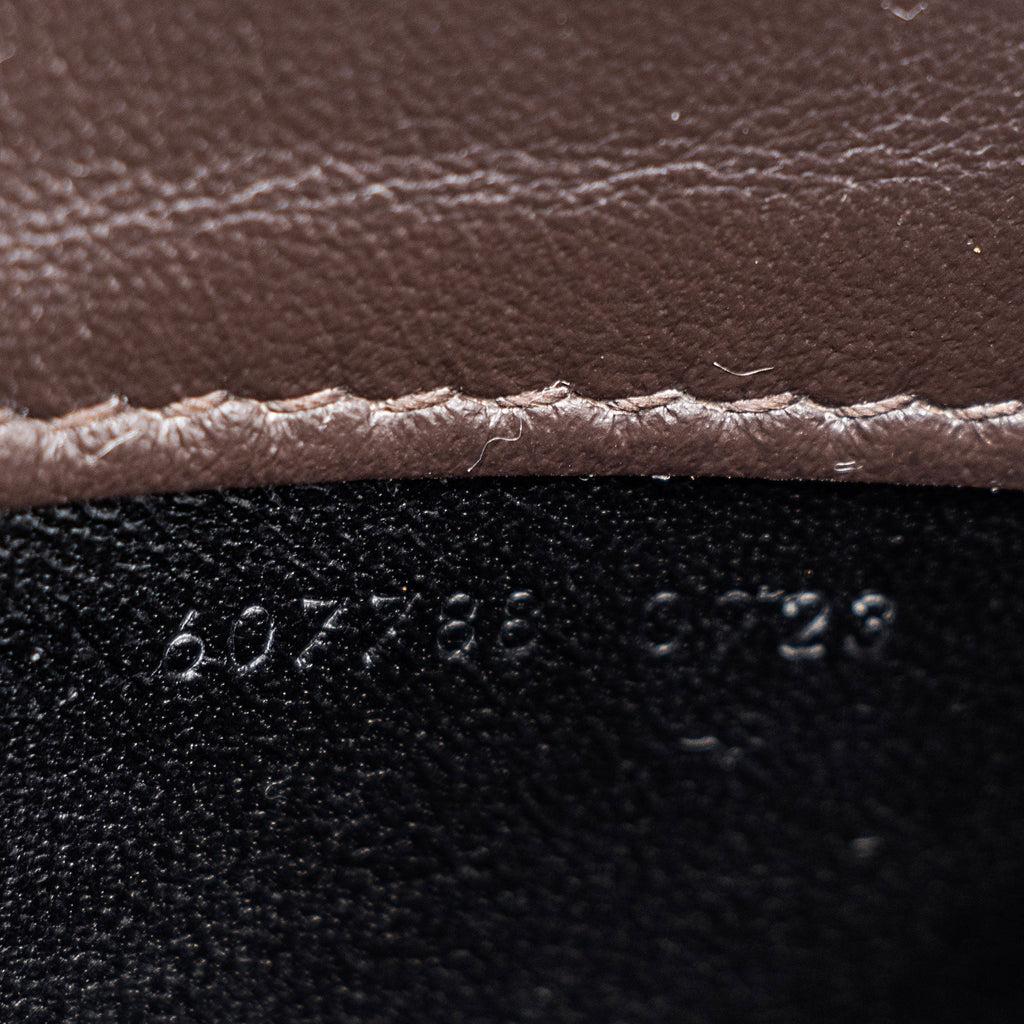 Saint Laurent Patent Leather Monogram Uptown Chain Wallet