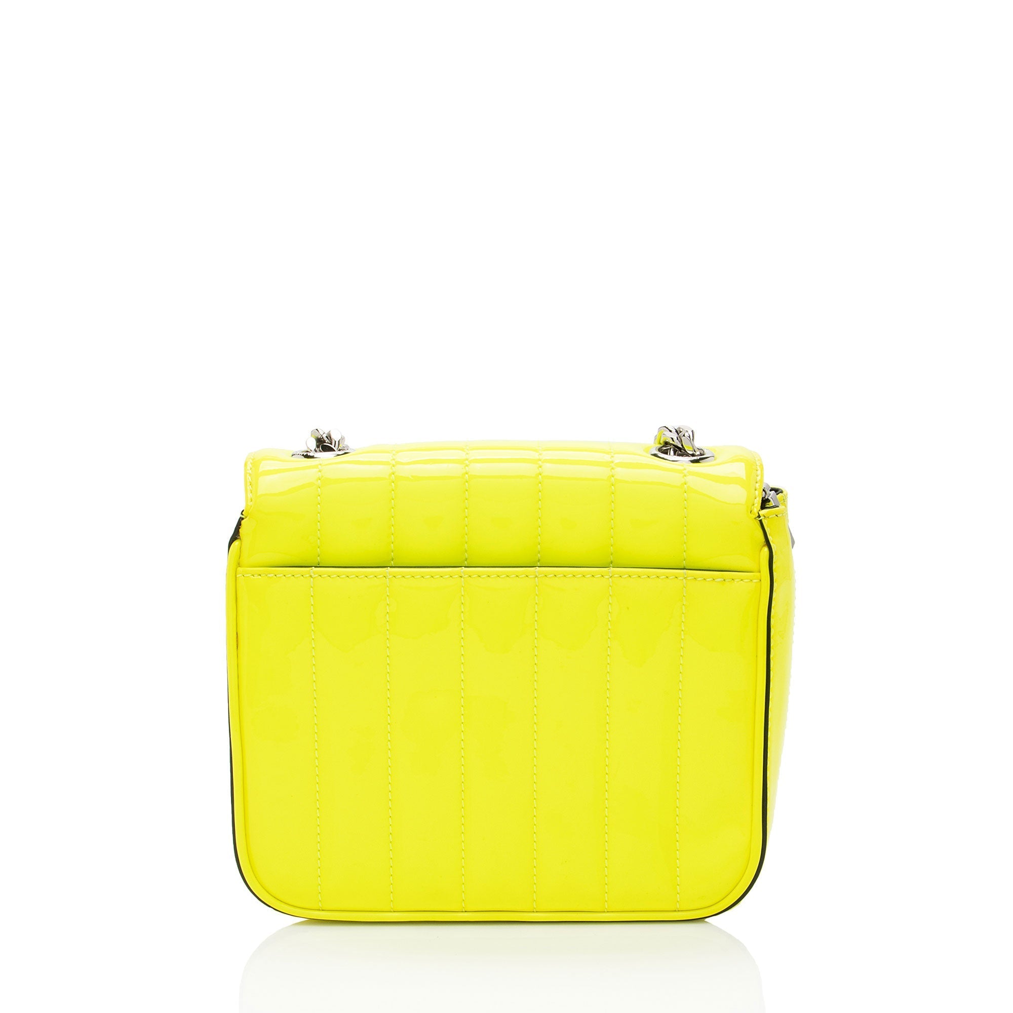 Saint Laurent Patent Leather Monogram Vicky Small Shoulder Bag