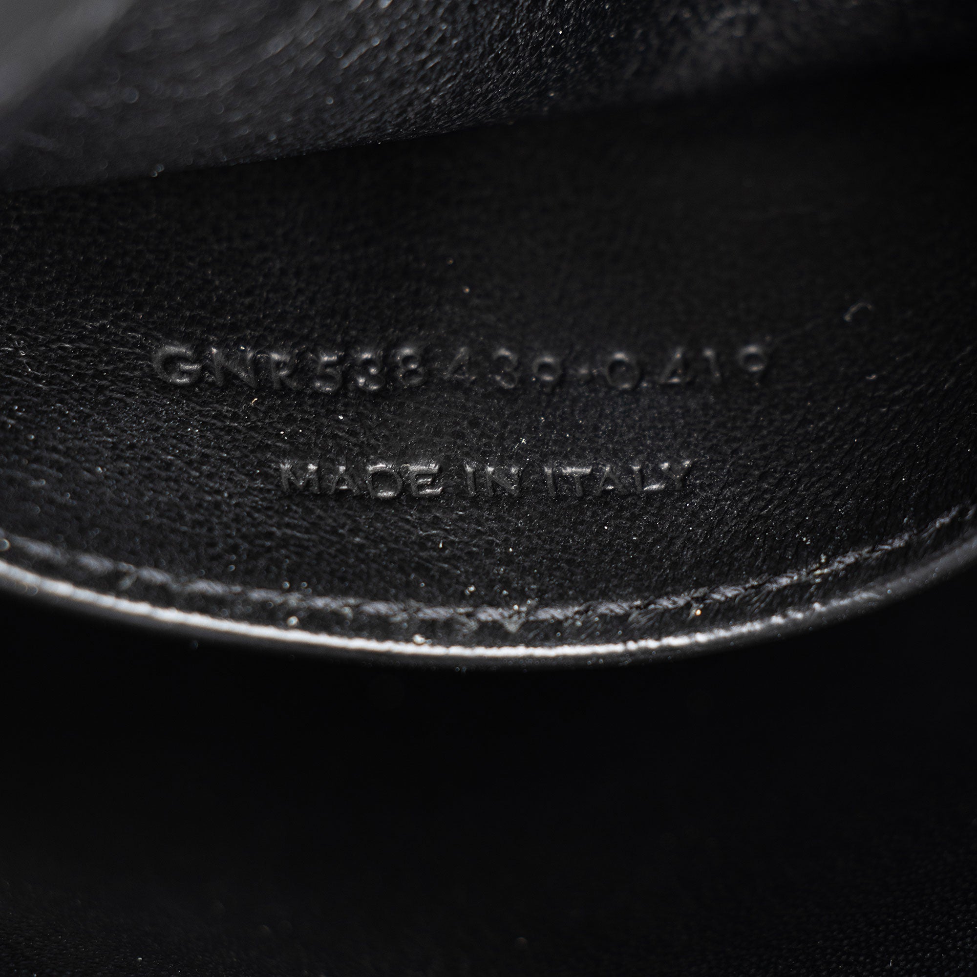 Saint Laurent Patent Leather Monogram Vicky Small Shoulder Bag