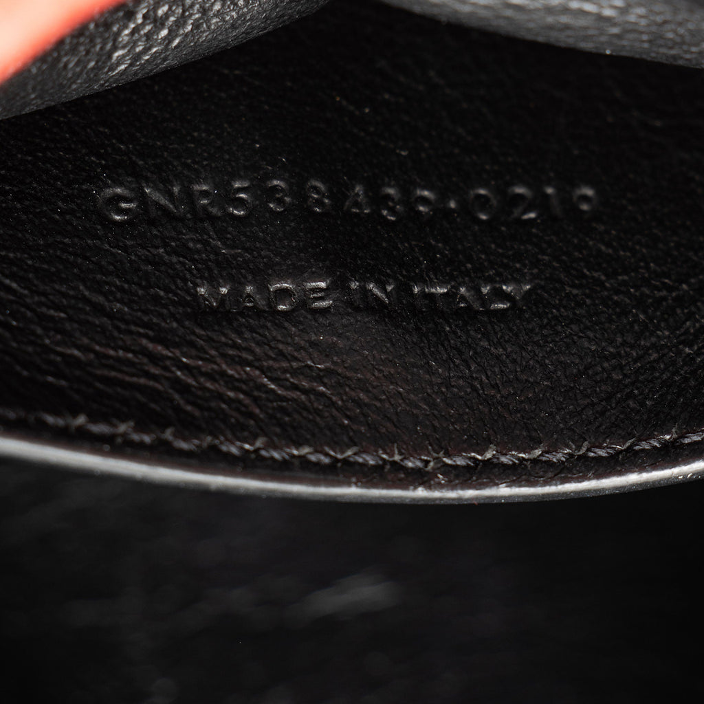 Saint Laurent Patent Leather Monogram Vicky Small Shoulder Bag