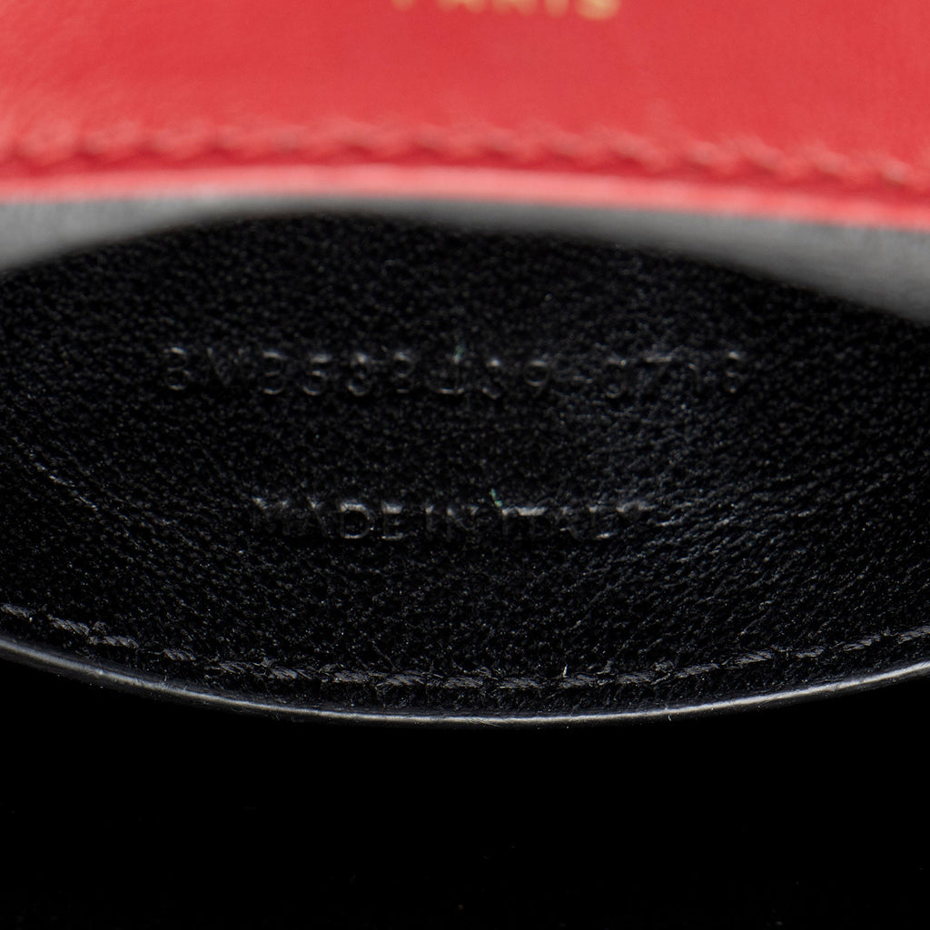 Saint Laurent Patent Leather Monogram Vicky Small Shoulder Bag
