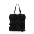 Saint Laurent 1:1 Rep Leather Suede Fringe Tote (SHF-22368)