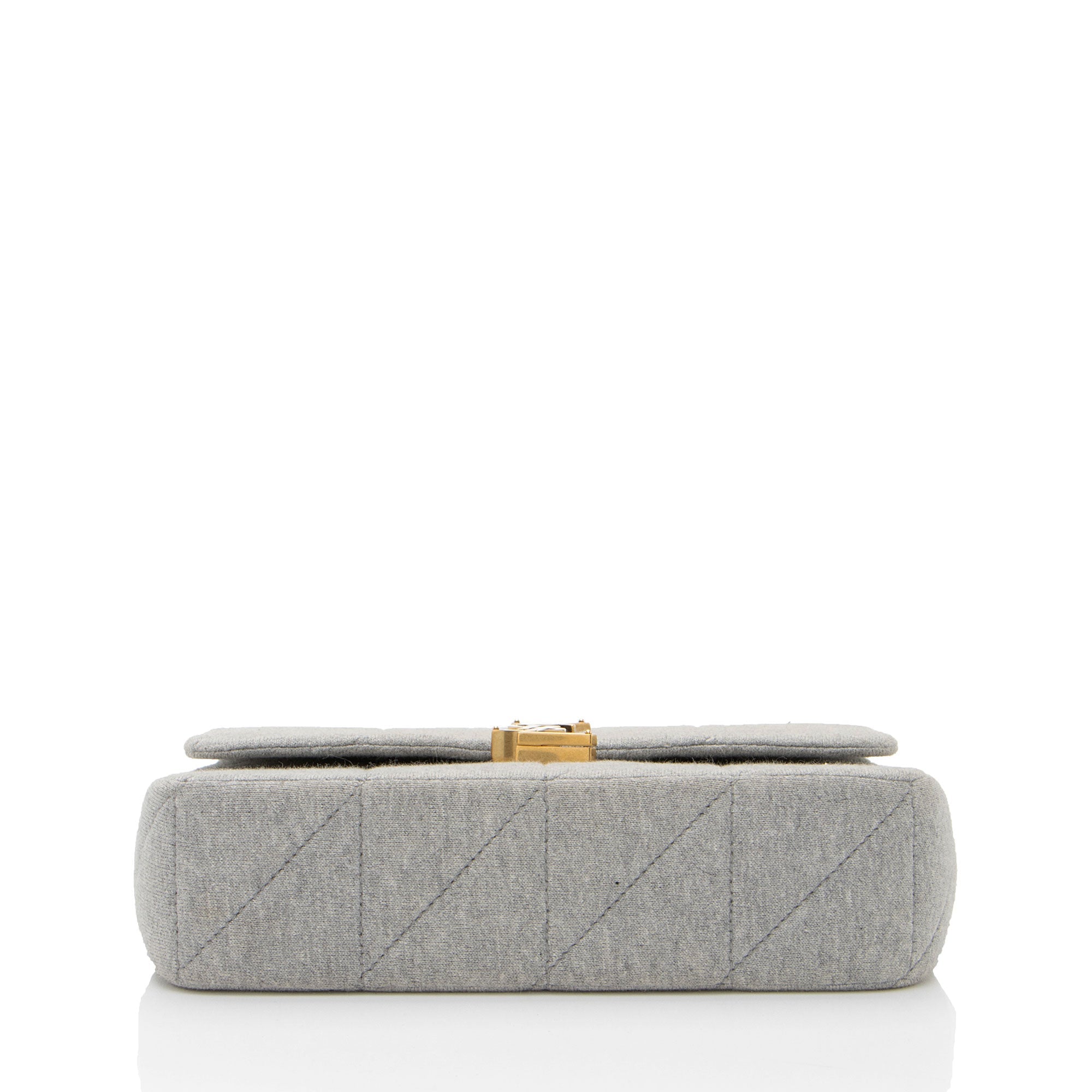 Saint Laurent Quilted Jersey Monogram Jamie Medium Shoulder Bag