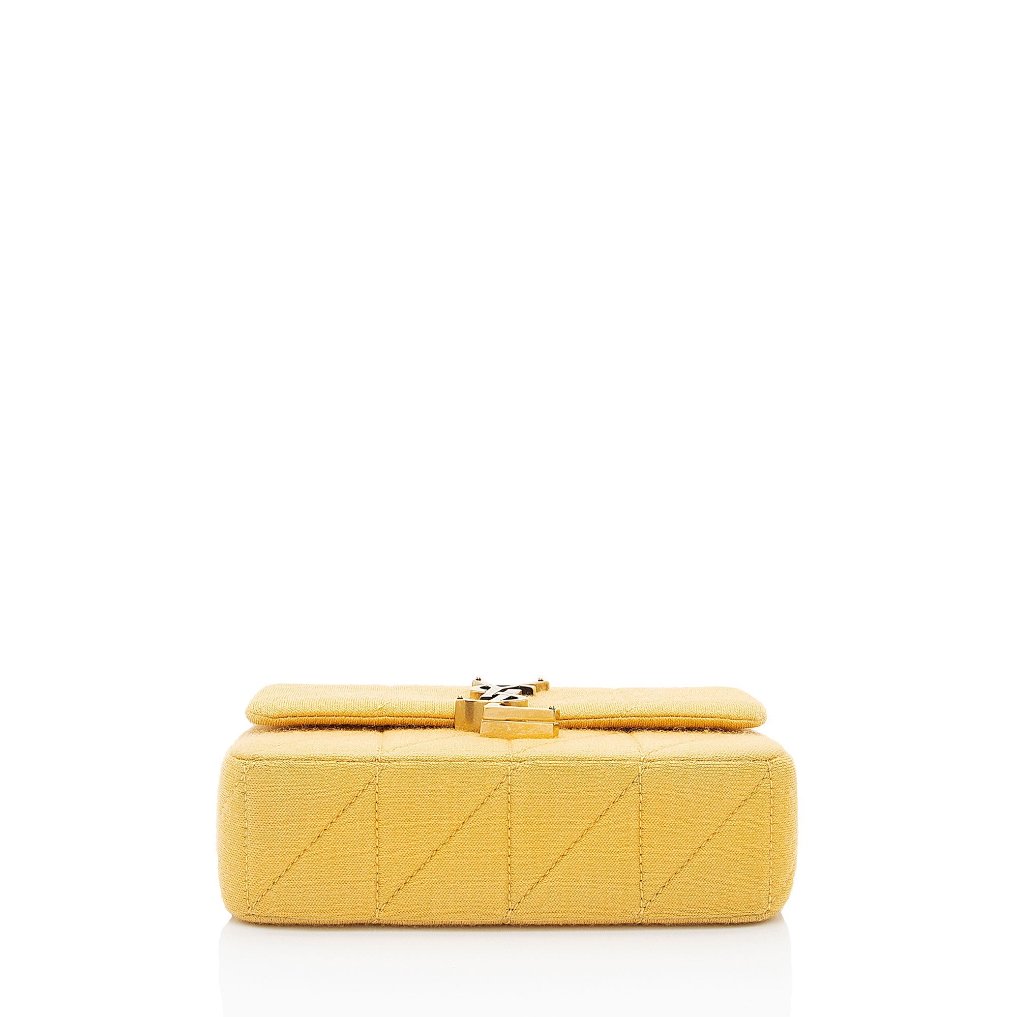 Saint Laurent Quilted Jersey Monogram Jamie Mini Shoulder Bag