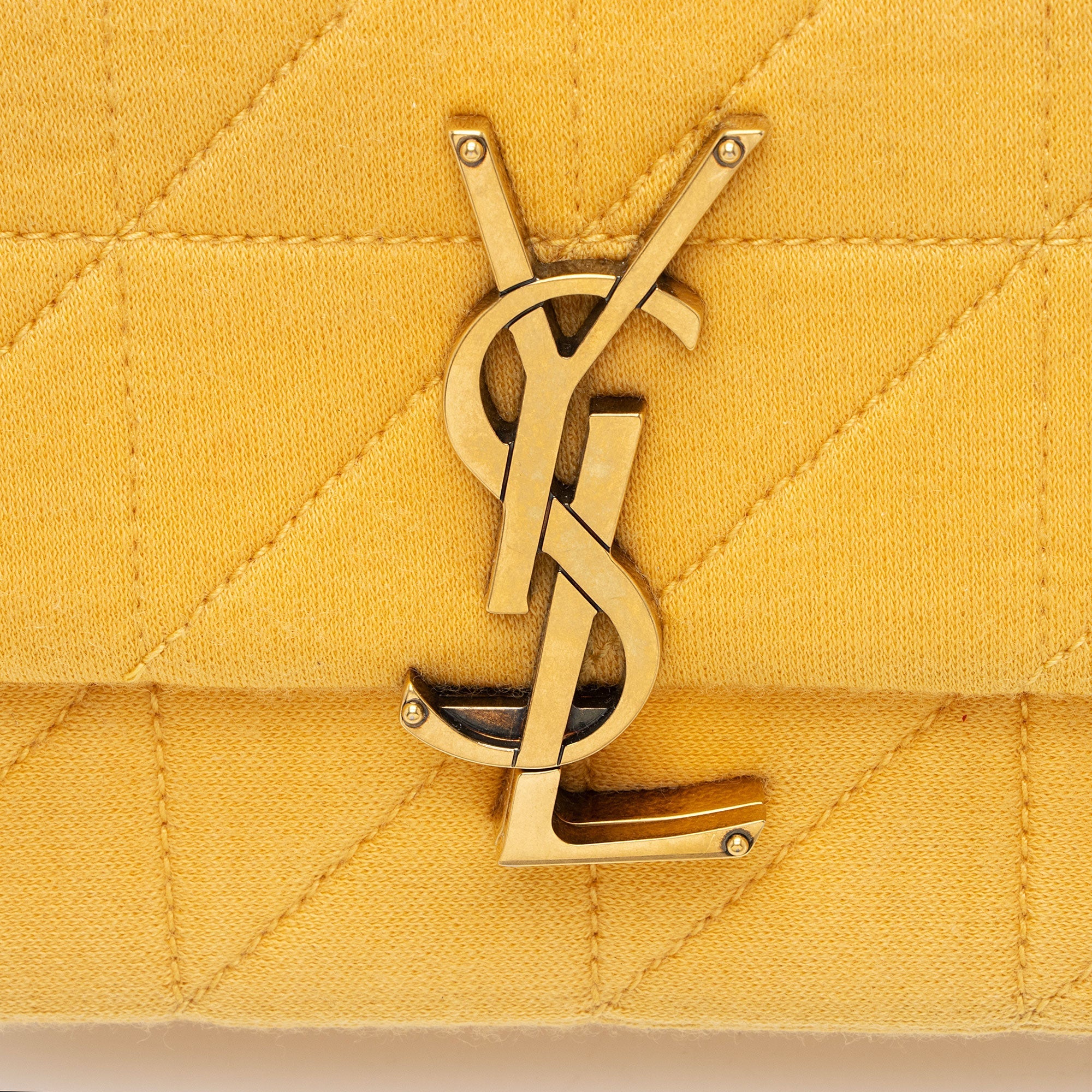 Saint Laurent Quilted Jersey Monogram Jamie Mini Shoulder Bag