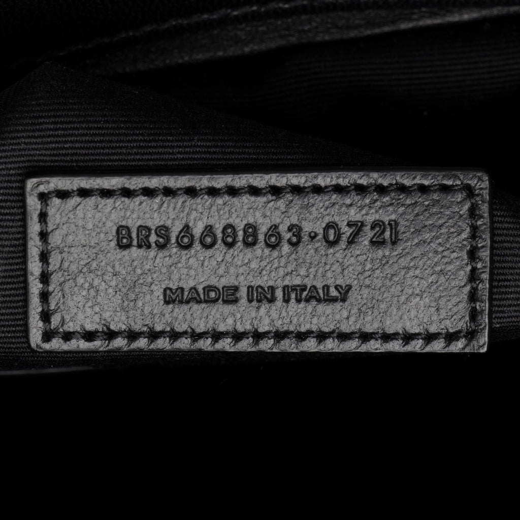 Saint Laurent Quilted Lambskin Monogram Gaby Shoulder Bag (SHF-23711)