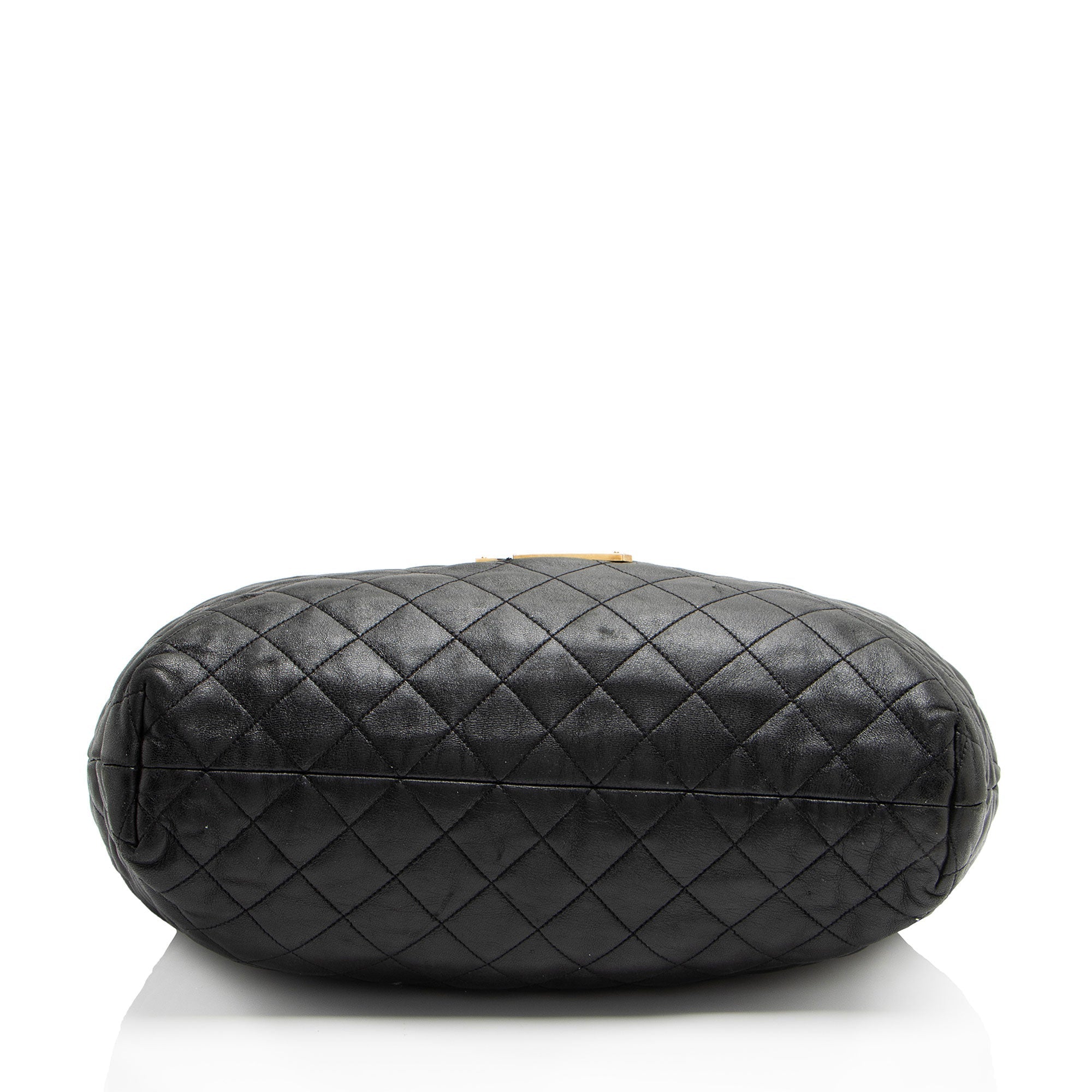 Saint Laurent Quilted Lambskin Monogram Icare Maxi Shopping Tote