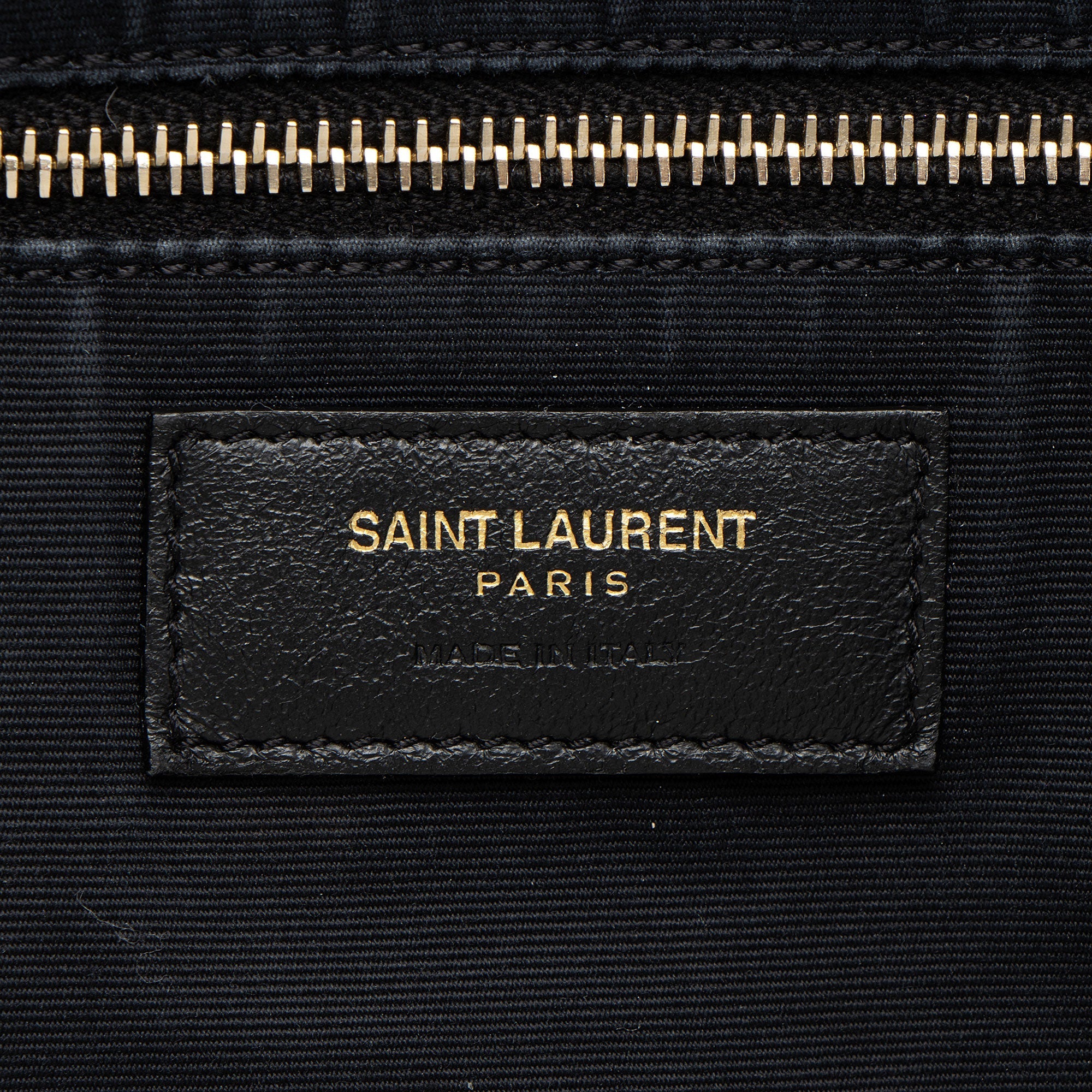 Saint Laurent Quilted Lambskin Monogram Icare Maxi Shopping Tote