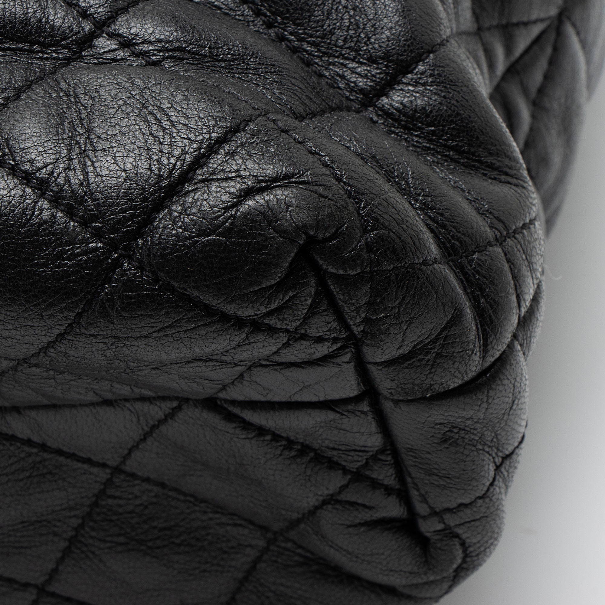 Saint Laurent Quilted Lambskin Monogram Icare Maxi Shopping Tote