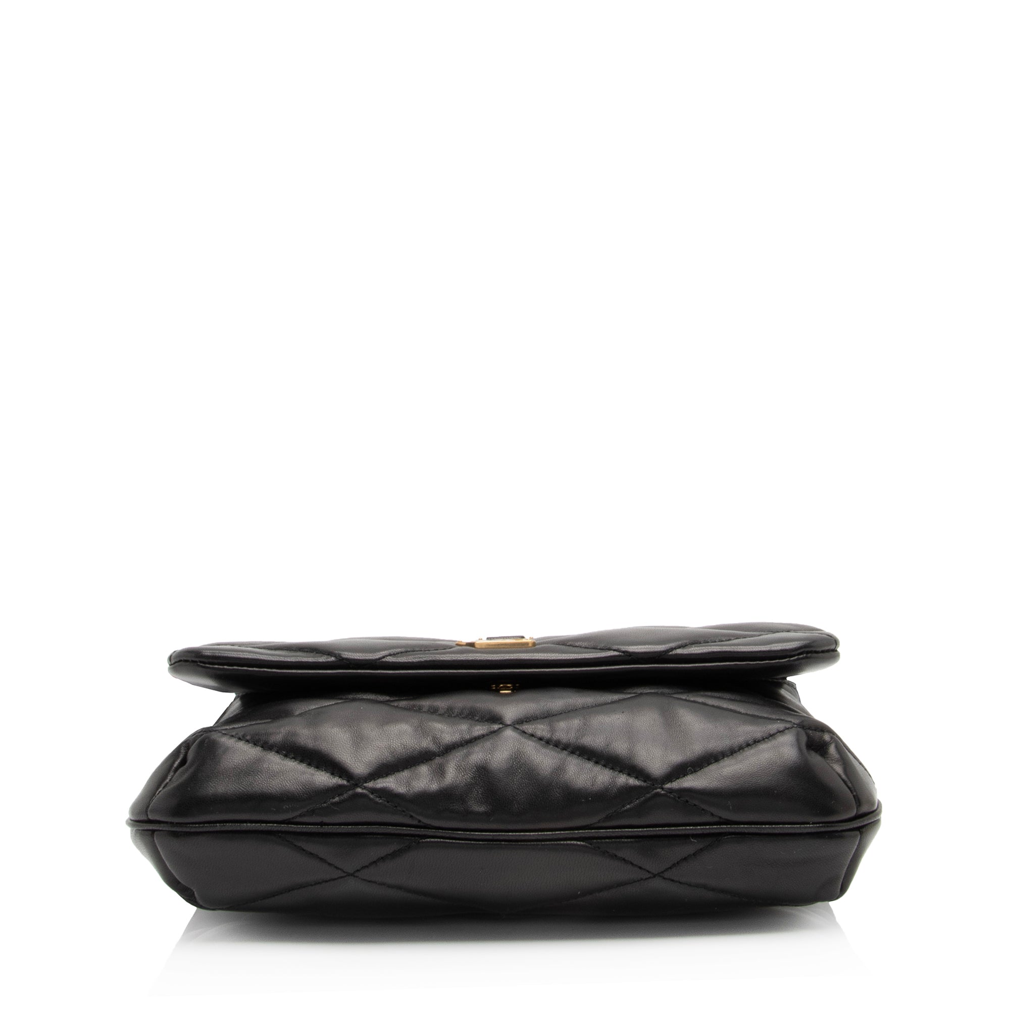 Saint Laurent Quilted Lambskin Monogram Le 57 Hobo (SHF-tj7V1J)