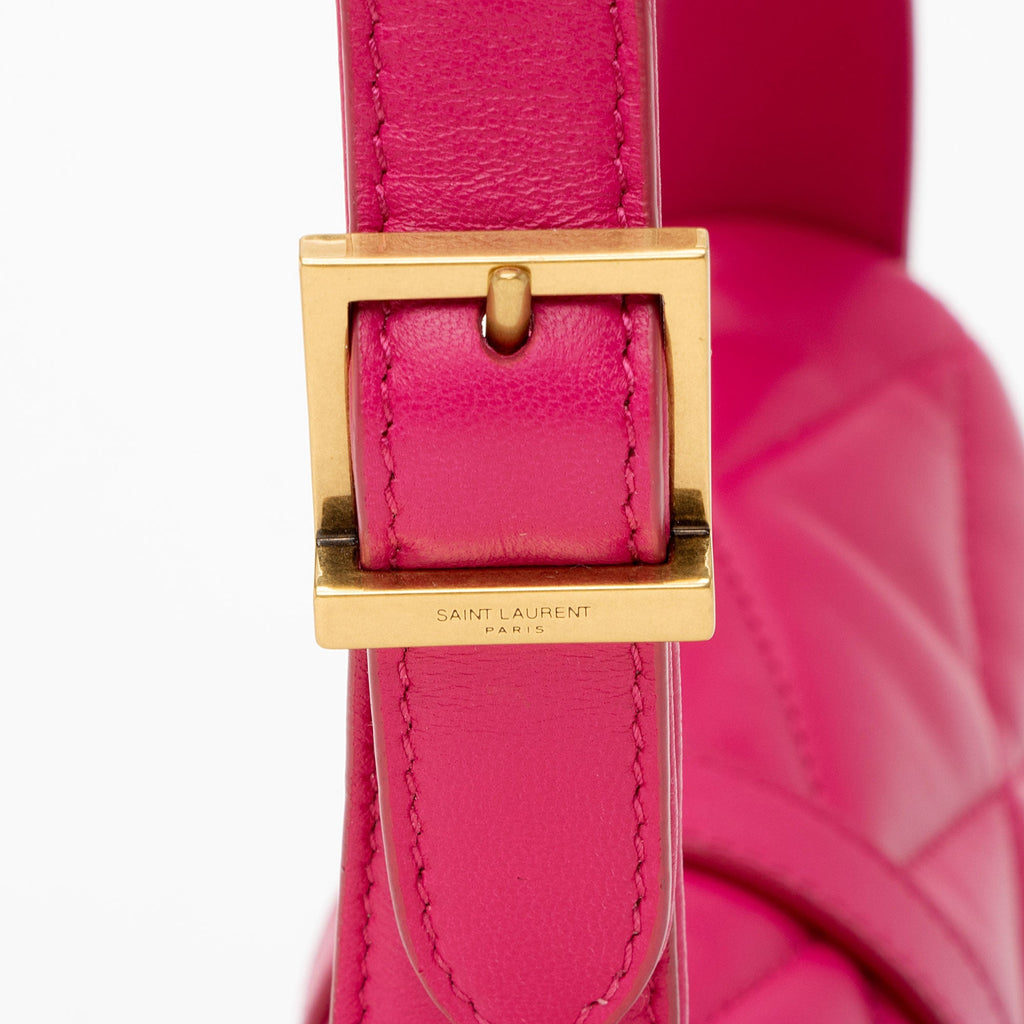 Saint Laurent Quilted Lambskin Monogram Le 57 Hobo