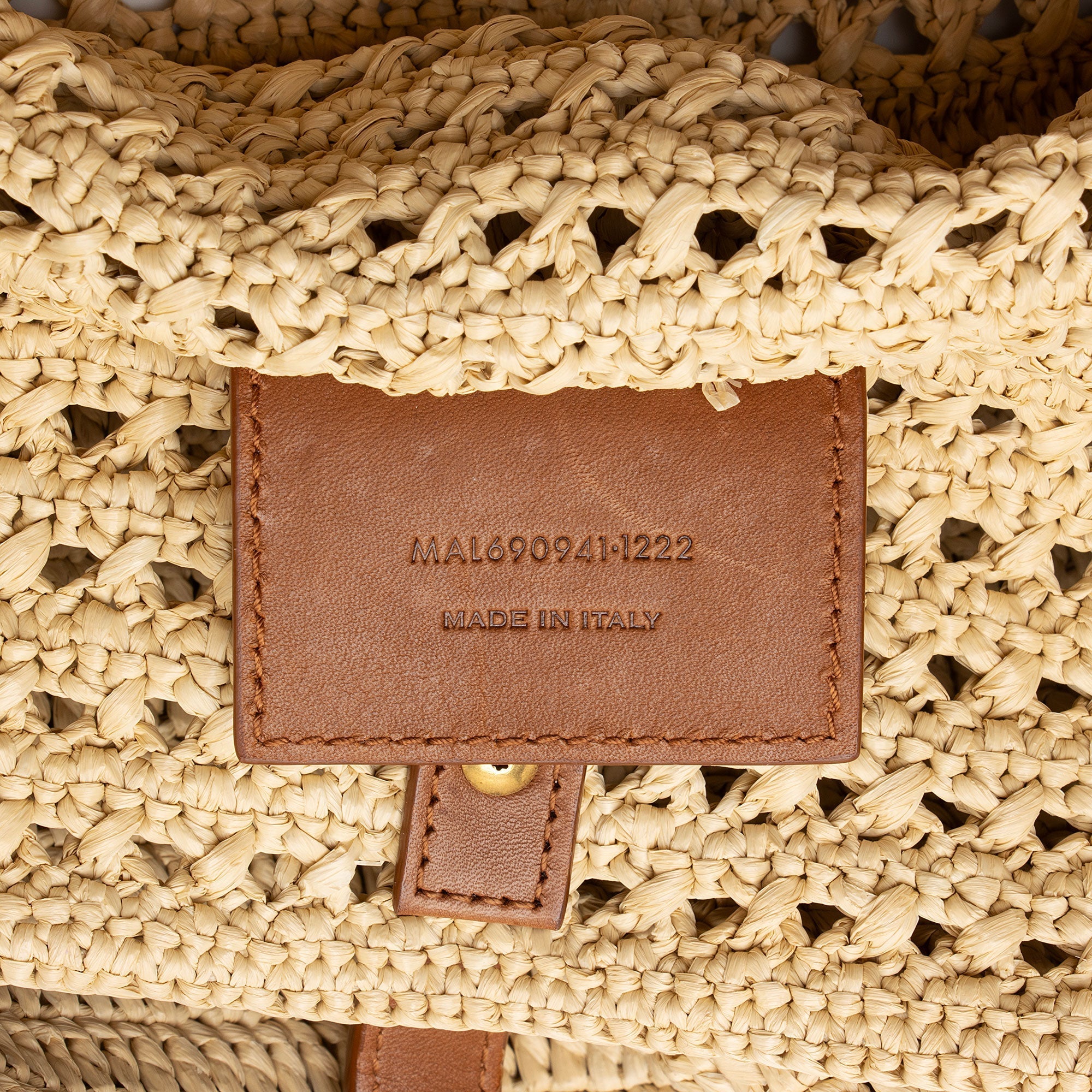 Saint Laurent Raffia Monogram Le 5 A 7 Hobo (SHF-Mw9yM3)