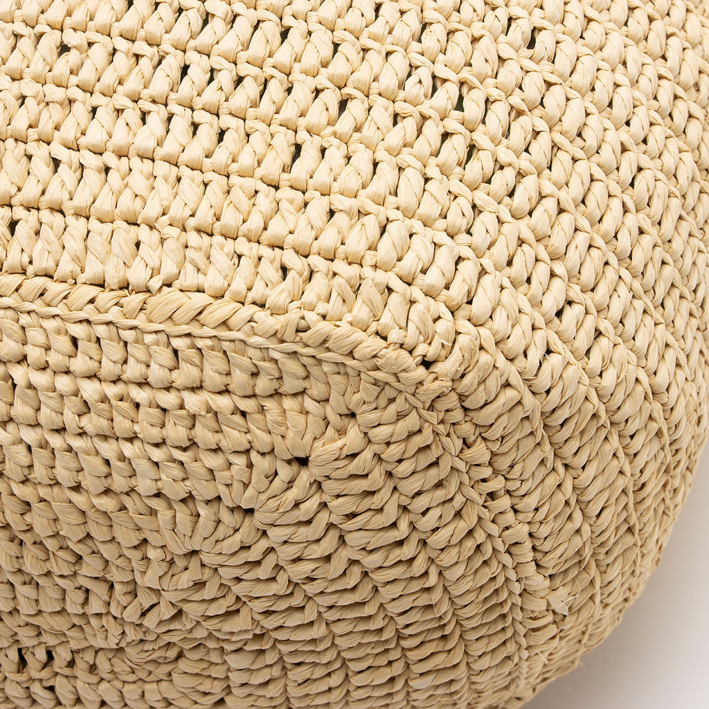 Saint Laurent Raffia Monogram Le 5 A 7 Hobo (SHF-Mw9yM3)