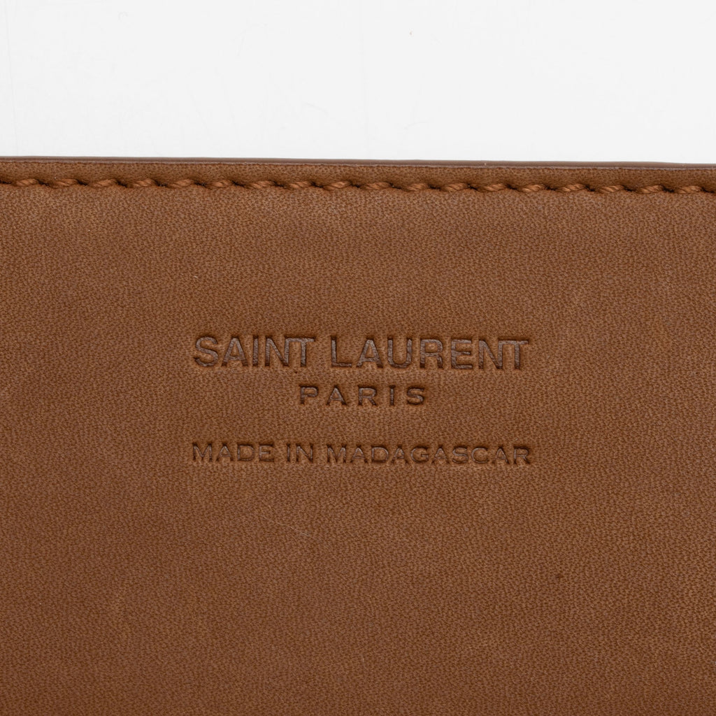 Saint Laurent Raffia Monogram Le 5 A 7 Mini Hobo (SHF-jfWkf8)