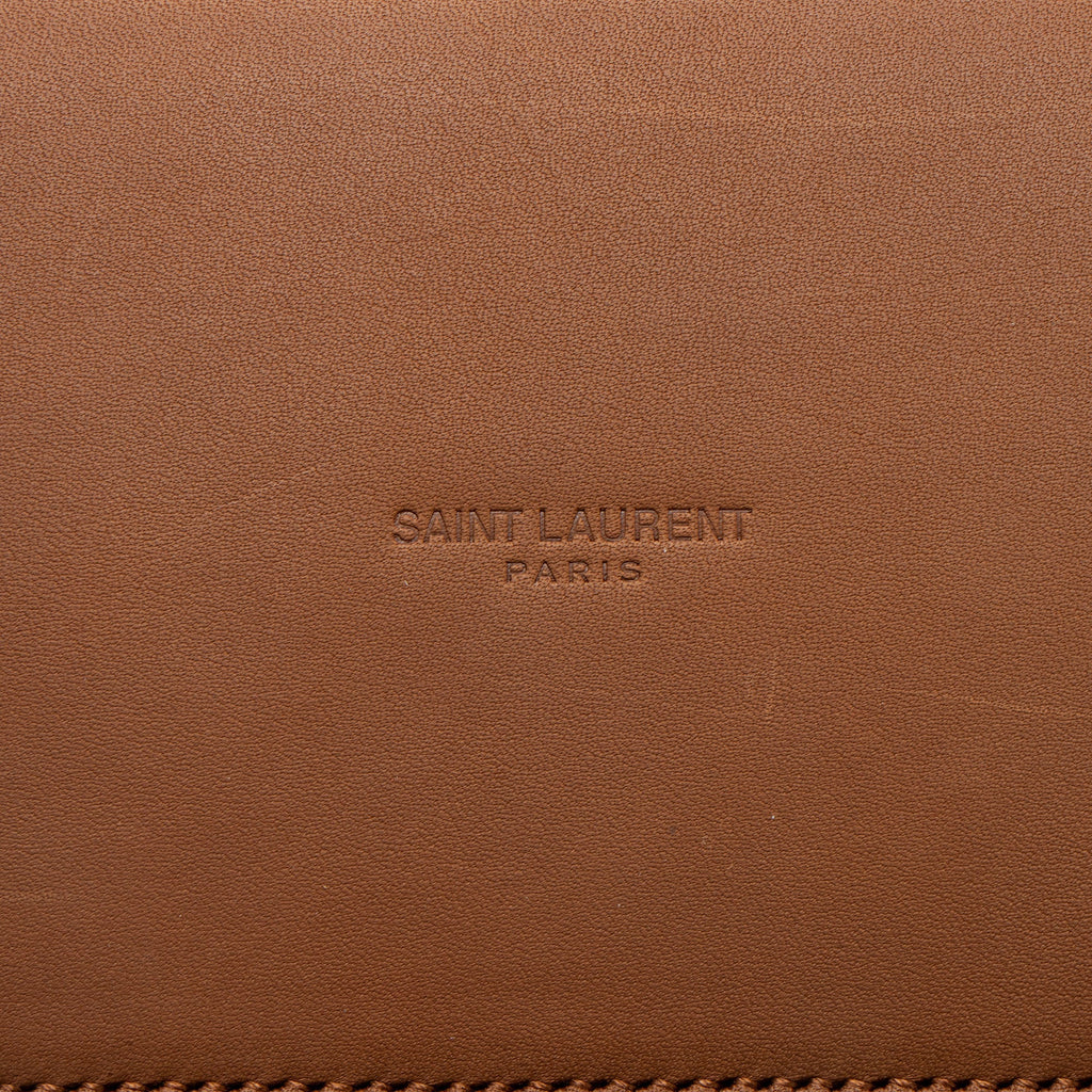 Saint Laurent Raffia Panier Rectangle Tote (SHF-QgBIXZ)