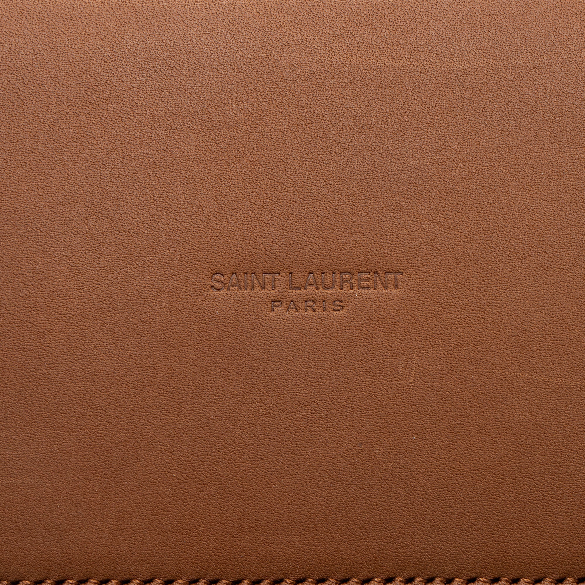 Saint Laurent Raffia Panier Rectangle Tote (SHF-QgBIXZ)