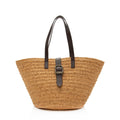 Saint Laurent Raffia Panier Tote (SHF-19939)